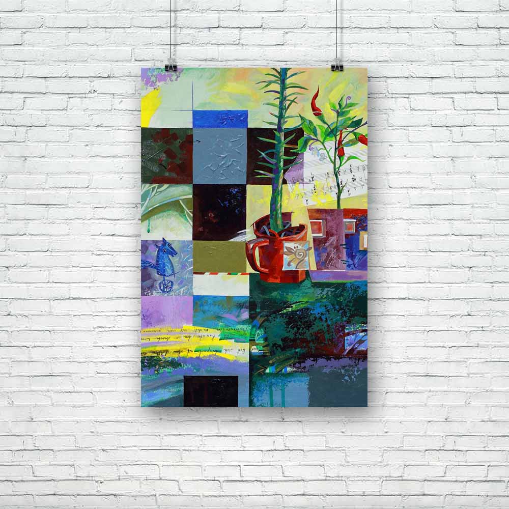 Abstract Artwork D184 Unframed Paper Poster - Paper Posters Unframed - ArtzFolio.com