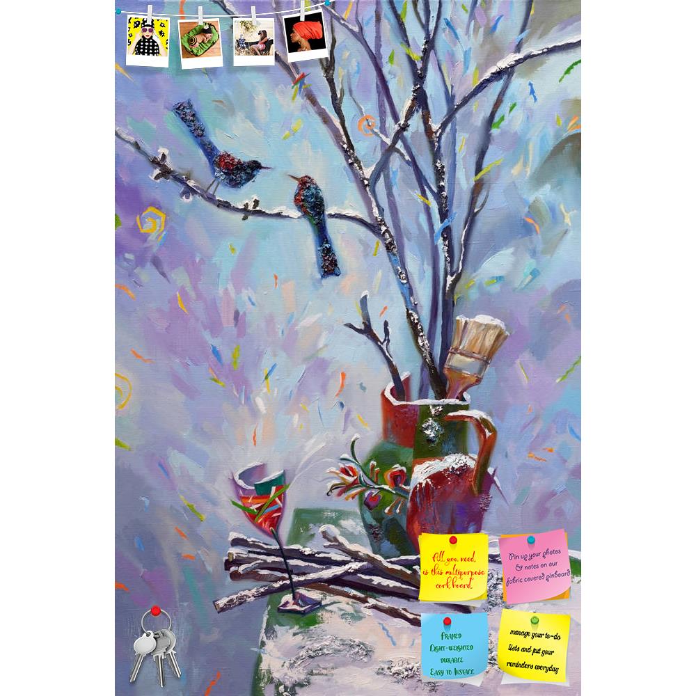 ArtzFolio Still Life With Birds Printed Bulletin Board Notice Pin Board Soft Board | Frameless-Bulletin Boards Frameless-AZSAO35224809BLB_FL_L-Image Code 5004126 Vishnu Image Folio Pvt Ltd, IC 5004126, ArtzFolio, Bulletin Boards Frameless, Floral, Still Life, Fine Art Reprint, still, life, with, birds, printed, bulletin, board, notice, pin, soft, frameless, abstract, art, artwork, cafe, cafeteria, canvas, coffee, house, colours, composition, cup, design, dishes, flow, form, fruits, kitchen, lines, marbled, 