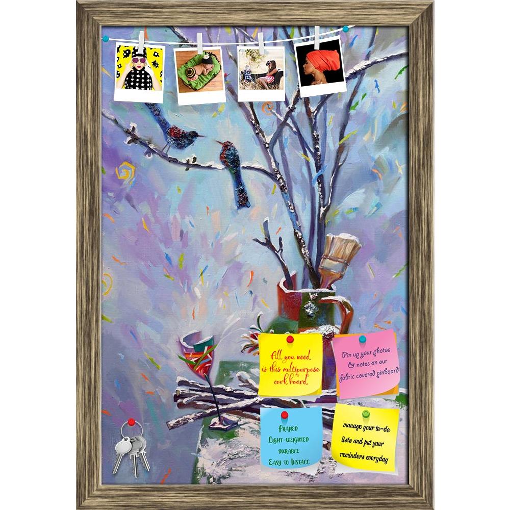 ArtzFolio Still Life With Birds Printed Bulletin Board Notice Pin Board Soft Board | Framed-Bulletin Boards Framed-AZSAO35224809BLB_FR_L-Image Code 5004126 Vishnu Image Folio Pvt Ltd, IC 5004126, ArtzFolio, Bulletin Boards Framed, Floral, Still Life, Fine Art Reprint, still, life, with, birds, printed, bulletin, board, notice, pin, soft, framed, abstract, art, artwork, cafe, cafeteria, canvas, coffee, house, colours, composition, cup, design, dishes, flow, form, fruits, kitchen, lines, marbled, mix, mixed, 
