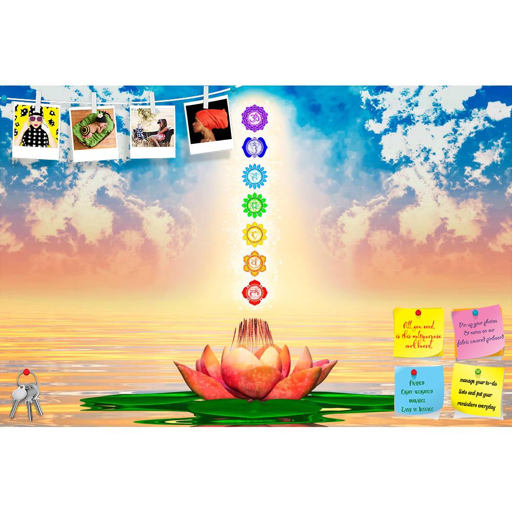 ArtzFolio Sacred Lotus & Chakras D2 Printed Bulletin Board Notice Pin Board Soft Board | Frameless-Bulletin Boards Frameless-AZSAO35274300BLB_FL_L-Image Code 5004129 Vishnu Image Folio Pvt Ltd, IC 5004129, ArtzFolio, Bulletin Boards Frameless, Religious, Traditional, Digital Art, sacred, lotus, chakras, d2, printed, bulletin, board, notice, pin, soft, frameless, pin up board, push pin board, extra large cork board, big pin board, notice board, small bulletin board, cork board, wall notice board, giant cork 