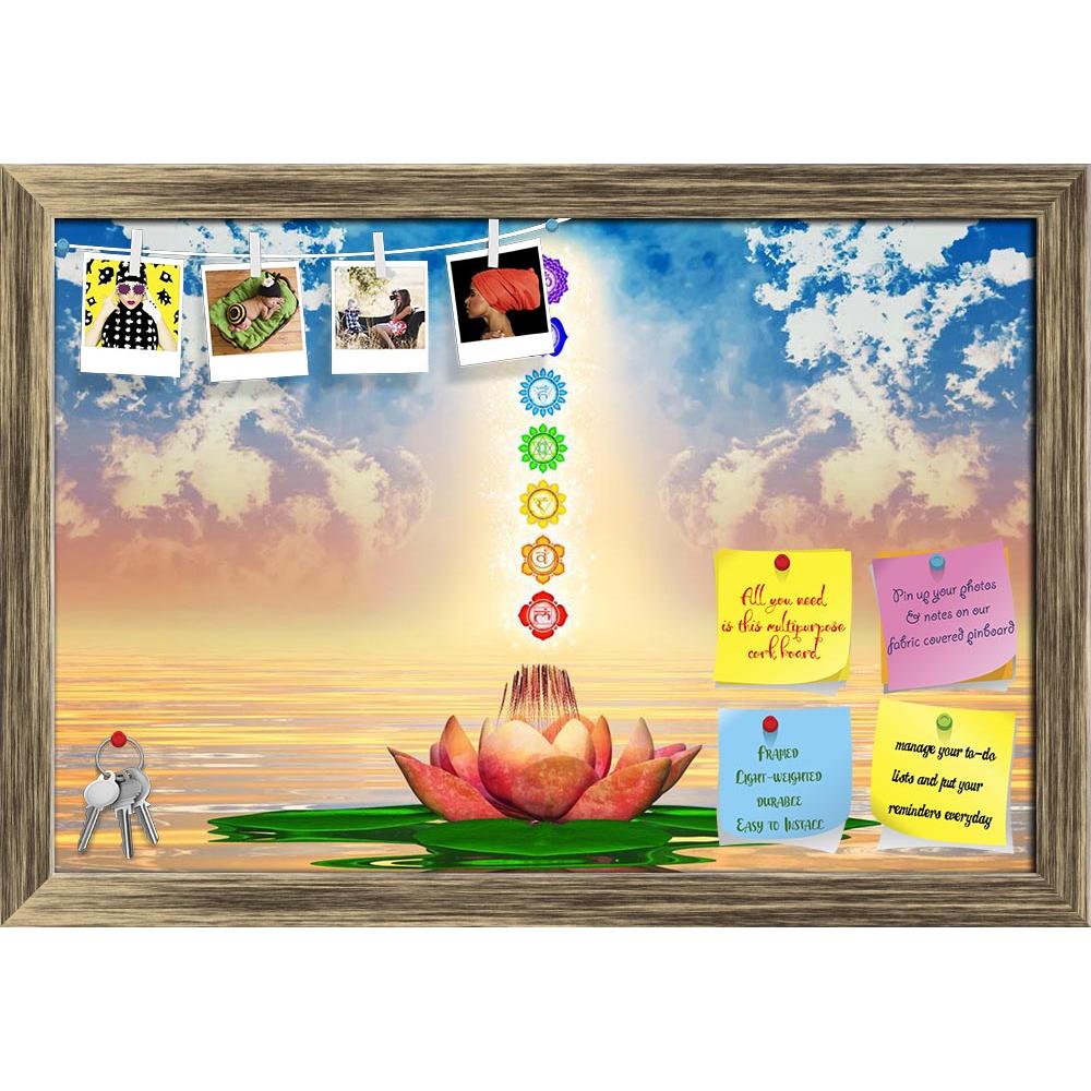 ArtzFolio Sacred Lotus & Chakras D2 Printed Bulletin Board Notice Pin Board Soft Board | Framed-Bulletin Boards Framed-AZSAO35274300BLB_FR_L-Image Code 5004129 Vishnu Image Folio Pvt Ltd, IC 5004129, ArtzFolio, Bulletin Boards Framed, Religious, Traditional, Digital Art, sacred, lotus, chakras, d2, printed, bulletin, board, notice, pin, soft, framed, pin up board, push pin board, extra large cork board, big pin board, notice board, small bulletin board, cork board, wall notice board, giant cork board, bulle