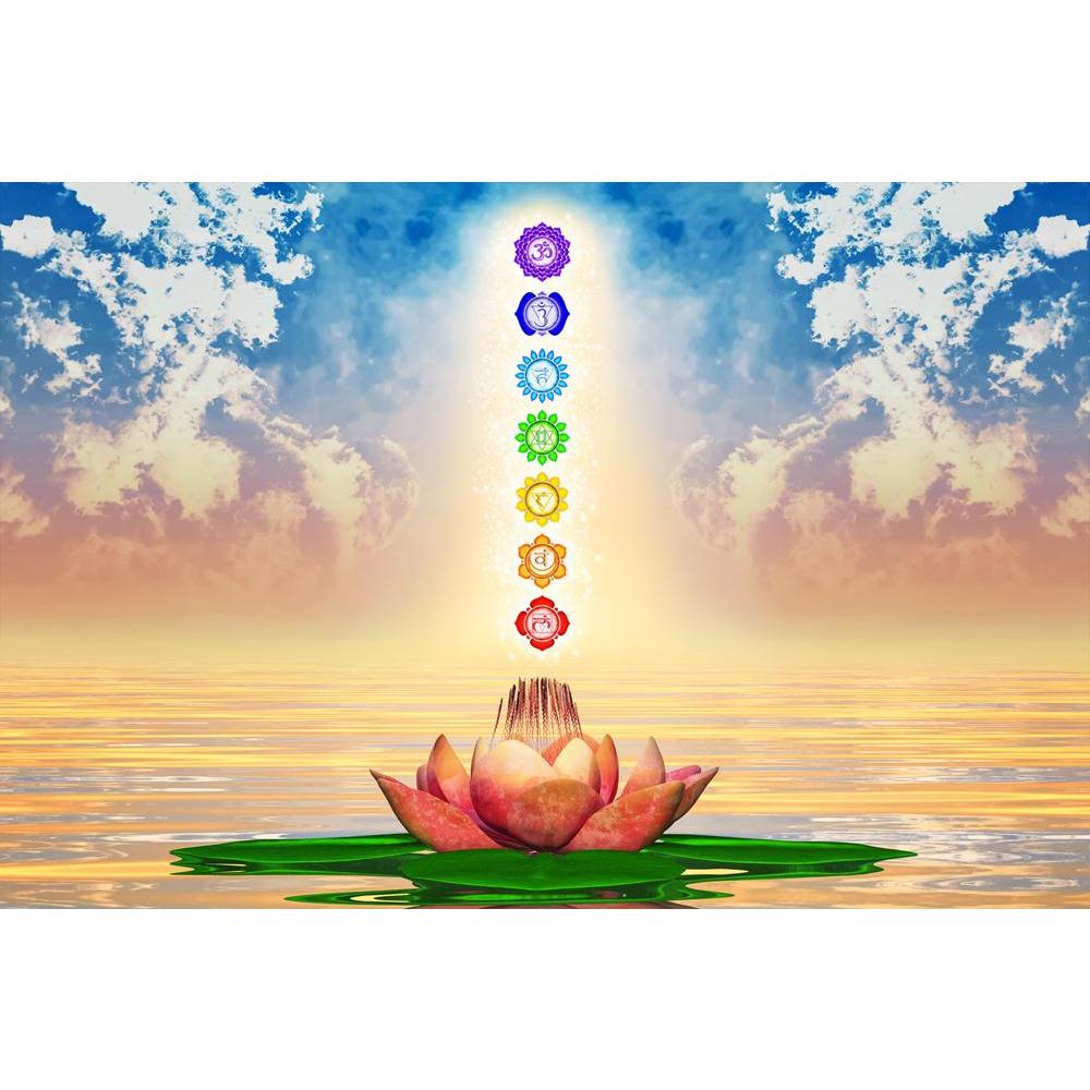 Pitaara Box Sacred Lotus & Chakras D2 Unframed Canvas Painting-Paintings Unframed Regular-PBART35274300AFF_UN_L-Image Code 5004129 Vishnu Image Folio Pvt Ltd, IC 5004129, Pitaara Box, Paintings Unframed Regular, Religious, Traditional, Digital Art, sacred, lotus, chakras, d2, unframed, canvas, painting, large size canvas print, wall painting for living room without frame, decorative wall painting, artzfolio, large poster, unframed canvas painting, wall painting without frame, wall art for living room, canva
