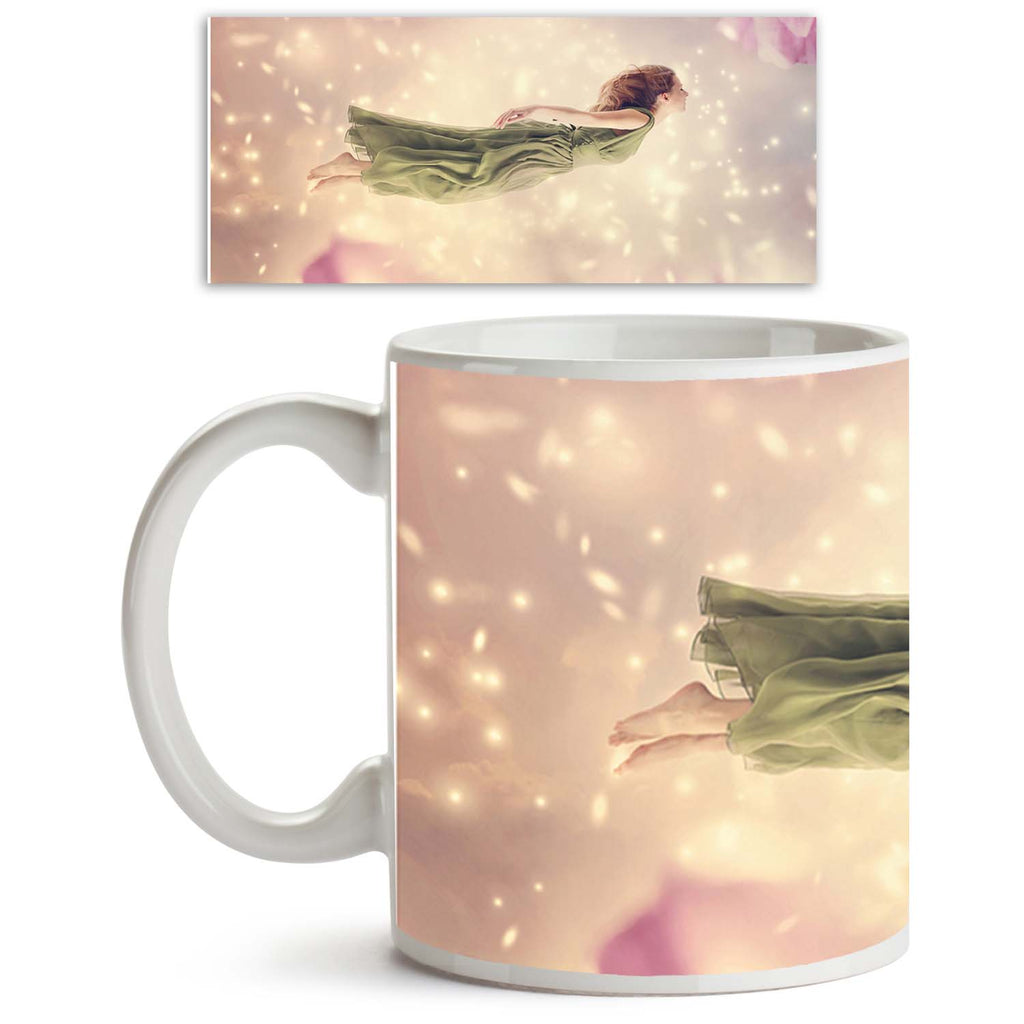 Beautiful Woman With Flowers Ceramic Coffee Tea Mug Inside White-Coffee Mugs-MUG-IC 5004141 IC 5004141, Art and Paintings, Botanical, Conceptual, Fantasy, Fashion, Floral, Flowers, Nature, People, Realism, Surrealism, beautiful, woman, with, ceramic, coffee, tea, mug, inside, white, floating, dress, surreal, flying, dreamy, background, art, beauty, blonde, color, concept, dream, elegance, fairy, fairytale, female, flower, fly, freedom, girl, glamour, green, heaven, horizontal, light, magic, magical, miracle