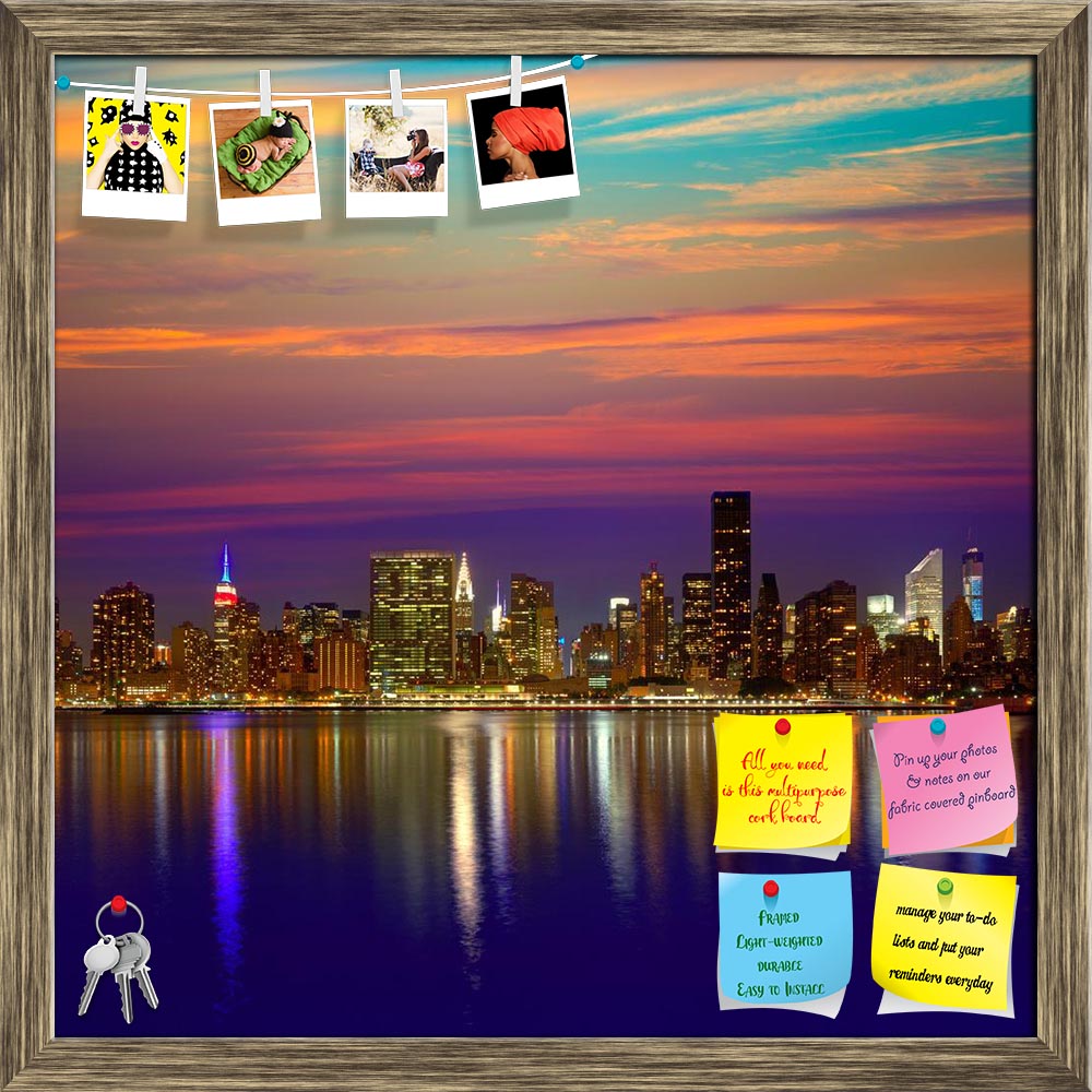 ArtzFolio Manhattan New York City Skyline At Sunset, USA Printed Bulletin Board Notice Pin Board Soft Board | Framed-Bulletin Boards Framed-AZSAO35446727BLB_FR_L-Image Code 5004142 Vishnu Image Folio Pvt Ltd, IC 5004142, ArtzFolio, Bulletin Boards Framed, Places, Photography, manhattan, new, york, city, skyline, at, sunset, usa, printed, bulletin, board, notice, pin, soft, framed, dusk, from, east, river, nyc, america, architecture, brooklyn, building, business, cityscape, downtown, famous, financial, illum