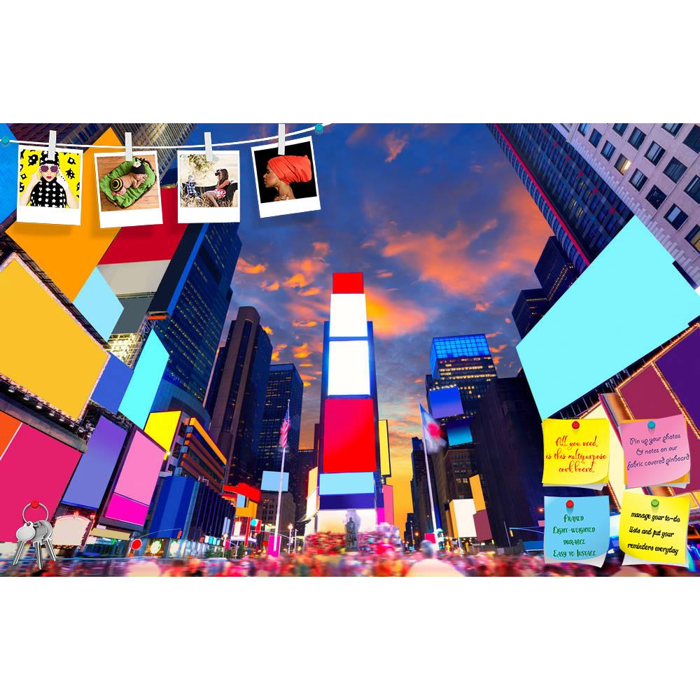 ArtzFolio Times Square in Manhattan, New York, USA D1 Printed Bulletin Board Notice Pin Board Soft Board | Frameless-Bulletin Boards Frameless-AZSAO35448832BLB_FL_L-Image Code 5004143 Vishnu Image Folio Pvt Ltd, IC 5004143, ArtzFolio, Bulletin Boards Frameless, Places, Photography, times, square, in, manhattan, new, york, usa, d1, printed, bulletin, board, notice, pin, soft, frameless, all, ads, deleted, us, america, architecture, buildings, business, city, cityscape, downtown, dusk, famous, financial, illu