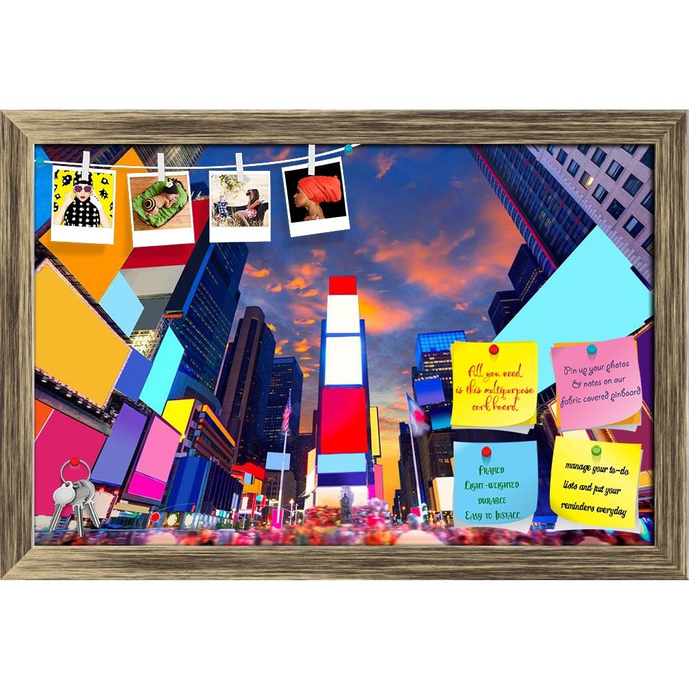 ArtzFolio Times Square in Manhattan, New York, USA D1 Printed Bulletin Board Notice Pin Board Soft Board | Framed-Bulletin Boards Framed-AZSAO35448832BLB_FR_L-Image Code 5004143 Vishnu Image Folio Pvt Ltd, IC 5004143, ArtzFolio, Bulletin Boards Framed, Places, Photography, times, square, in, manhattan, new, york, usa, d1, printed, bulletin, board, notice, pin, soft, framed, all, ads, deleted, us, america, architecture, buildings, business, city, cityscape, downtown, dusk, famous, financial, illuminated, lan