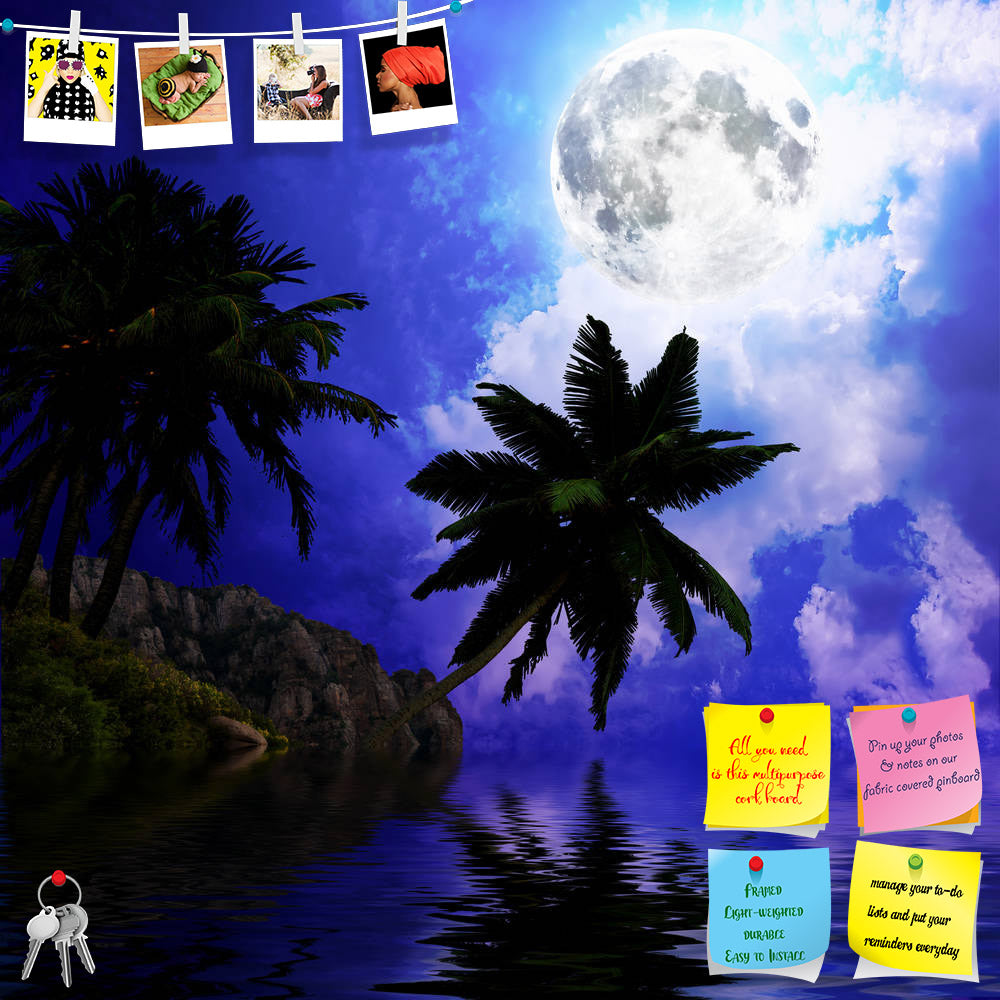 ArtzFolio Silhouettes Of Palm Trees Printed Bulletin Board Notice Pin Board Soft Board | Frameless-Bulletin Boards Frameless-AZSAO35484463BLB_FL_L-Image Code 5004148 Vishnu Image Folio Pvt Ltd, IC 5004148, ArtzFolio, Bulletin Boards Frameless, Fantasy, Landscapes, Fine Art Reprint, silhouettes, of, palm, trees, printed, bulletin, board, notice, pin, soft, frameless, artistic, background, art, away, beach, beauty, caribbean, cloud, coconut, color, destinations, dusk, environment, exoticism, idyllic, image, l