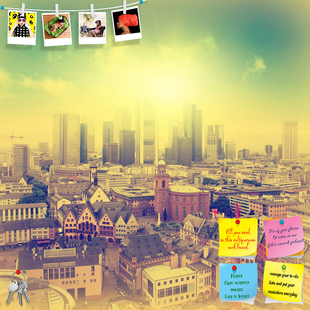 ArtzFolio Aerial View Of Frankfurt At Sunset, Germany Printed Bulletin Board Notice Pin Board Soft Board | Frameless-Bulletin Boards Frameless-AZSAO35486520BLB_FL_L-Image Code 5004150 Vishnu Image Folio Pvt Ltd, IC 5004150, ArtzFolio, Bulletin Boards Frameless, Places, Vintage, Photography, aerial, view, of, frankfurt, at, sunset, germany, printed, bulletin, board, notice, pin, soft, frameless, sunset.vintage, style, old, architecture, town, roof, house, europe, medieval, urban, sky, place, famous, german, 