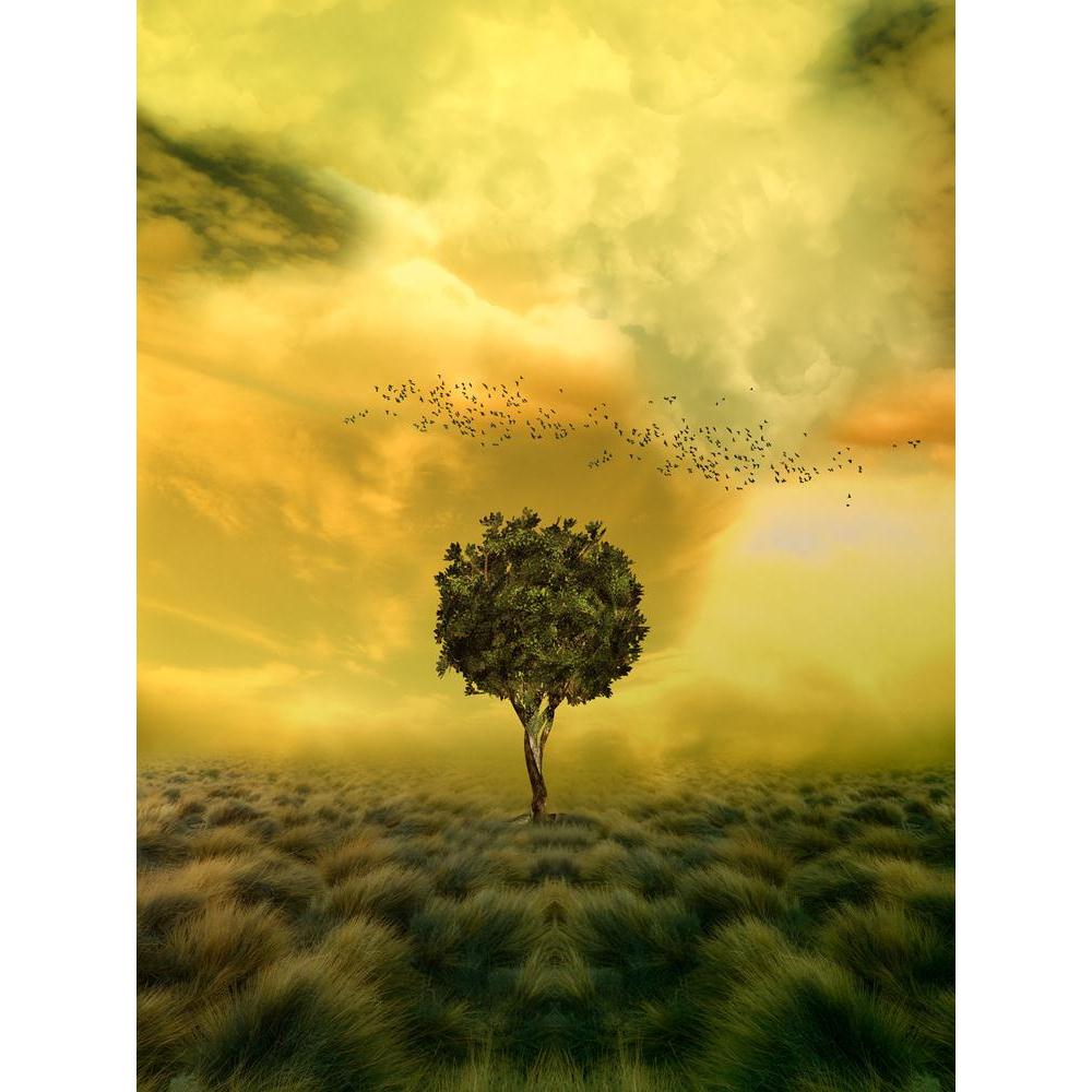 Loneliness Tree In A Fantasy Field Canvas Painting Synthetic Frame-Paintings MDF Framing-AFF_FR-IC 5004156 IC 5004156, Art and Paintings, Baby, Birds, Children, Digital, Digital Art, Fantasy, Graphic, Kids, Landscapes, Nature, Scenic, Stars, loneliness, tree, in, a, field, canvas, painting, synthetic, frame, amazing, art, backdrops, background, beautiful, branch, cloud, clouds, dream, dreams, dreamy, exploration, fae, fairy, fairytale, fantastic, grass, landscape, lighting, magic, manipulation, mist, misty,