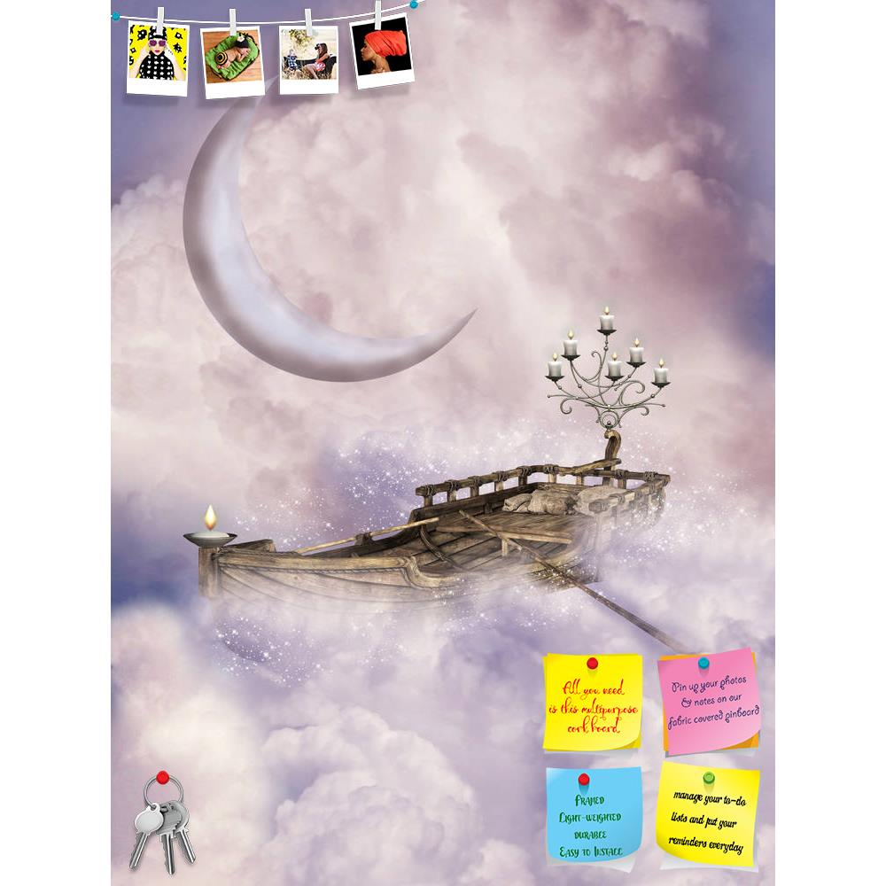 ArtzFolio Fantasy Landscape With Boat & Candle In The Sky Printed Bulletin Board Notice Pin Board Soft Board | Frameless-Bulletin Boards Frameless-AZSAO35488153BLB_FL_L-Image Code 5004160 Vishnu Image Folio Pvt Ltd, IC 5004160, ArtzFolio, Bulletin Boards Frameless, Fantasy, Kids, Landscapes, Fine Art Reprint, landscape, with, boat, candle, in, the, sky, printed, bulletin, board, notice, pin, soft, frameless, moon, background, backdrops, fairytale, peaceful, princess, lighting, outdoor, magic, dream, manipul