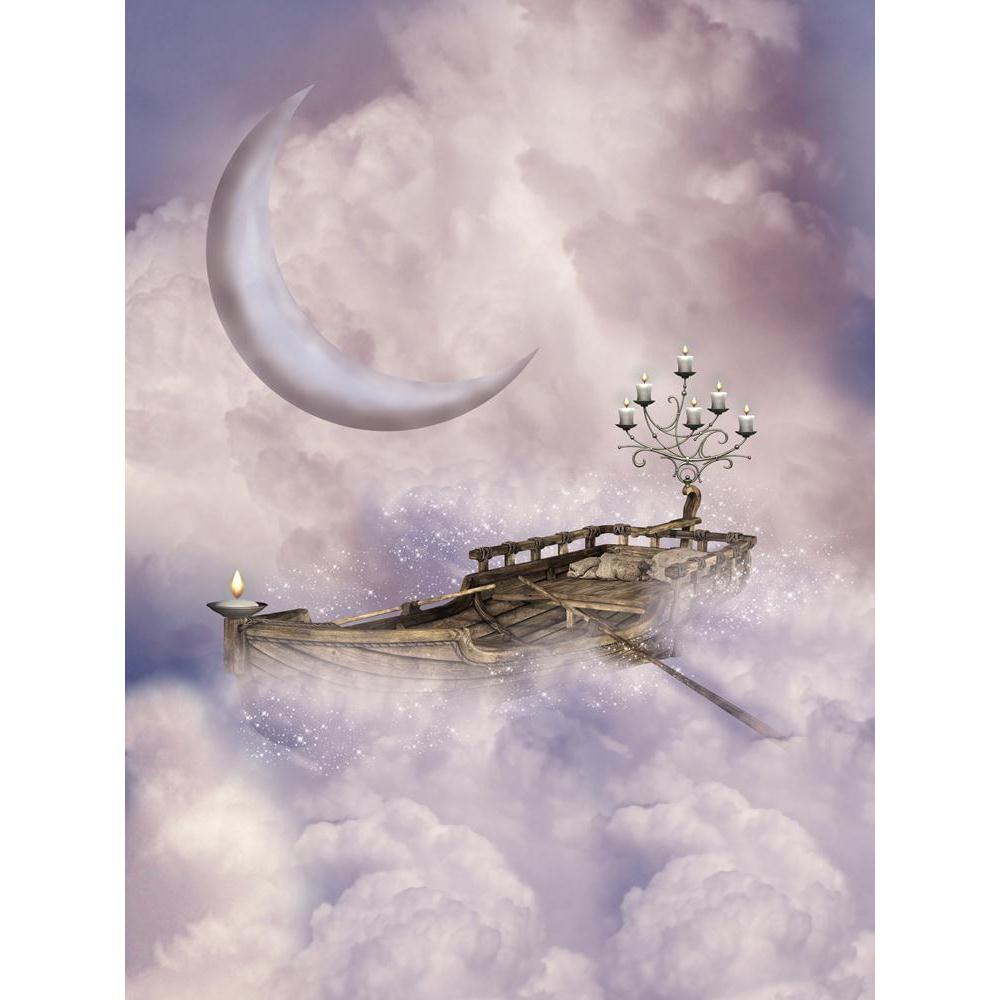 Fantasy Landscape With Boat & Candle In The Sky Canvas Painting Synthetic Frame-Paintings MDF Framing-AFF_FR-IC 5004160 IC 5004160, Art and Paintings, Baby, Birds, Boats, Children, Digital, Digital Art, Fantasy, Graphic, Kids, Landscapes, Marble and Stone, Nature, Nautical, Scenic, Stars, landscape, with, boat, candle, in, the, sky, canvas, painting, synthetic, frame, amazing, art, backdrops, background, beautiful, cloud, clouds, dream, dreams, dreamy, exploration, fae, fairy, fairytale, lighting, magic, ma