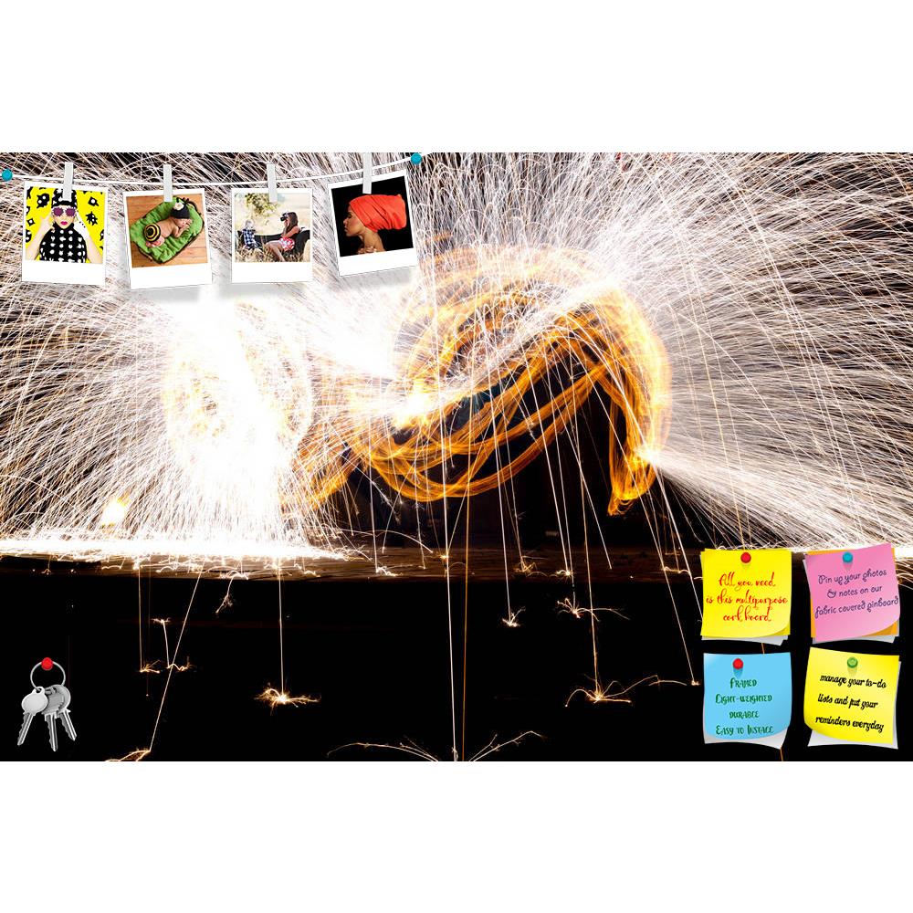 ArtzFolio Fire Show D5 Printed Bulletin Board Notice Pin Board Soft Board | Frameless-Bulletin Boards Frameless-AZSAO35499547BLB_FL_L-Image Code 5004179 Vishnu Image Folio Pvt Ltd, IC 5004179, ArtzFolio, Bulletin Boards Frameless, Abstract, Places, Photography, fire, show, d5, printed, bulletin, board, notice, pin, soft, frameless, flaming, trails, night, circle, entertainment, festival, heat, hot, person, performance, man, orange, dance, performer, color, motion, dangerous, vibrant, light, fire-show, energ