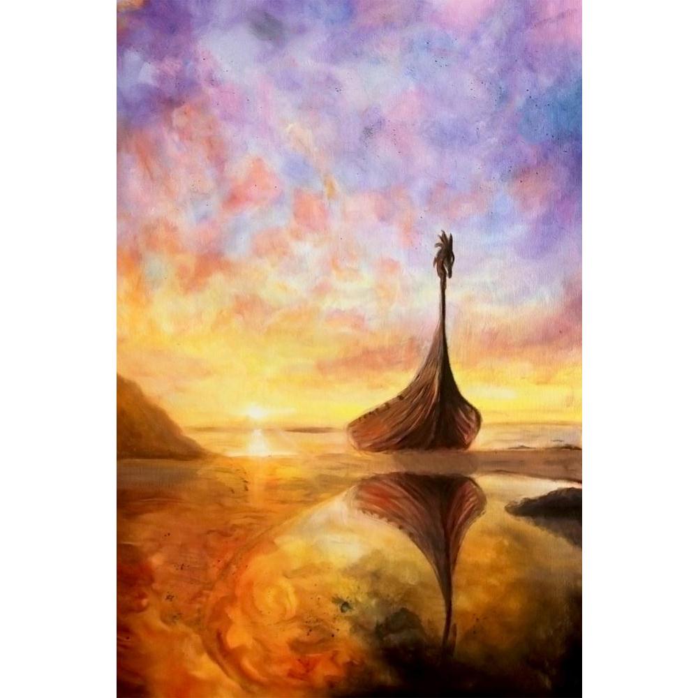 ArtzFolio Boat Resting In A Shallow Bay Unframed Paper Poster-Paper Posters Unframed-AZART35567636POS_UN_L-Image Code 5004184 Vishnu Image Folio Pvt Ltd, IC 5004184, ArtzFolio, Paper Posters Unframed, Landscapes, Fine Art Reprint, boat, resting, in, a, shallow, bay, unframed, paper, poster, wall, large, size, for, living, room, home, decoration, big, framed, decor, posters, pitaara, box, modern, art, with, frame, bedroom, amazonbasics, door, drawing, small, decorative, office, reception, multiple, friends, 