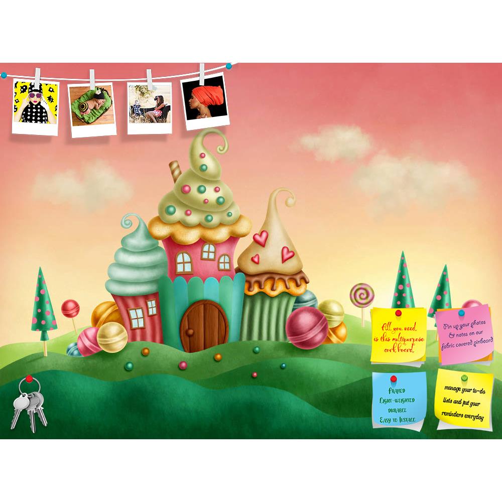 ArtzFolio Fantasy House Printed Bulletin Board Notice Pin Board Soft Board | Frameless-Bulletin Boards Frameless-AZSAO35578856BLB_FL_L-Image Code 5004189 Vishnu Image Folio Pvt Ltd, IC 5004189, ArtzFolio, Bulletin Boards Frameless, Fantasy, Kids, Digital Art, house, printed, bulletin, board, notice, pin, soft, frameless, houses, cupcakes, building, cake, castle, childhood, cup, cupcake, door, dream, fairy, fairytale, fun, home, illustration, imagination, imagine, kingdom, landscape, magic, nature, pastel, p