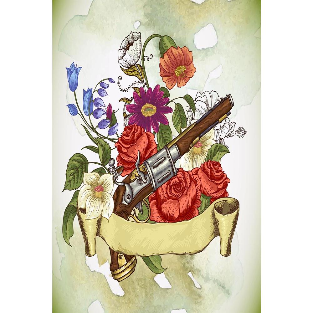 ArtzFolio Gun & Flowers D1 Unframed Paper Poster-Paper Posters Unframed-AZART35789659POS_UN_L-Image Code 5004196 Vishnu Image Folio Pvt Ltd, IC 5004196, ArtzFolio, Paper Posters Unframed, Kids, Digital Art, gun, flowers, d1, unframed, paper, poster, wall, large, size, for, living, room, home, decoration, big, framed, decor, posters, pitaara, box, modern, art, with, frame, bedroom, amazonbasics, door, drawing, small, decorative, office, reception, multiple, friends, images, reprints, reprint, bathroom, desig