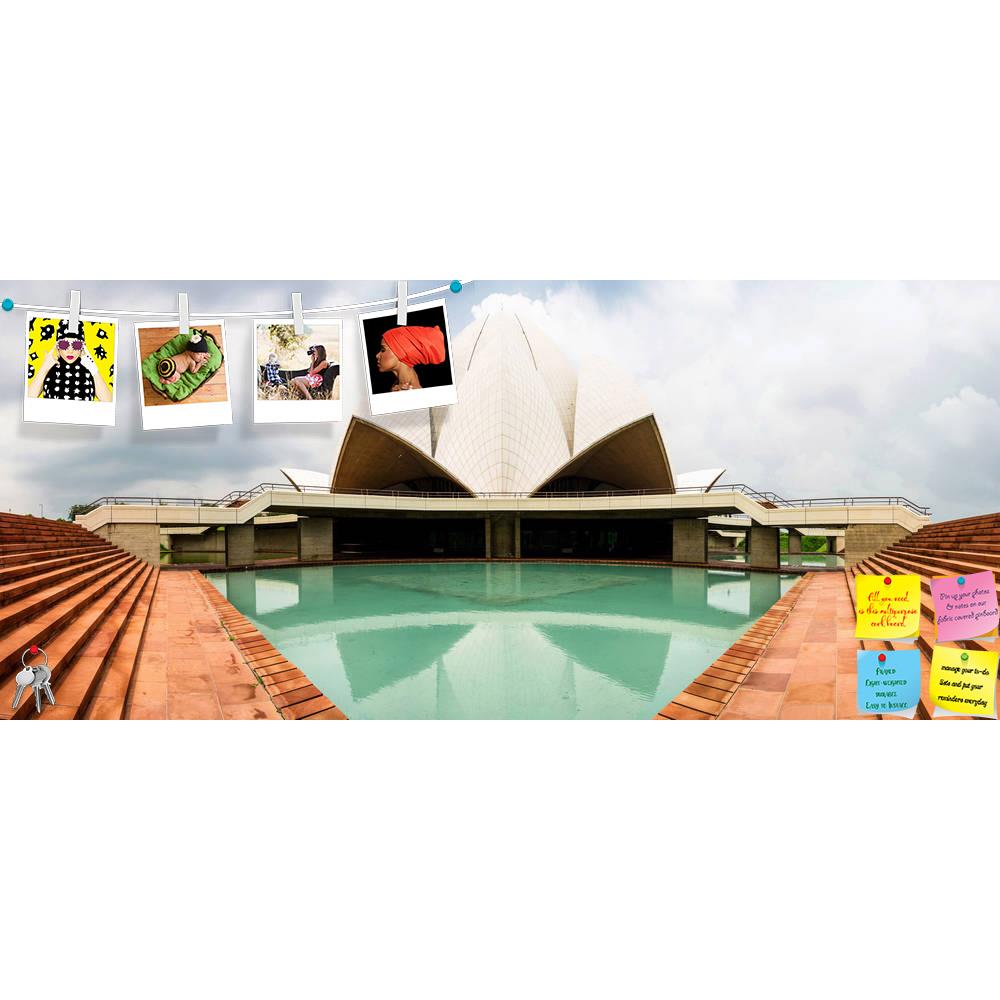 ArtzFolio Lotus Temple In Delhi India Printed Bulletin Board Notice Pin Board Soft Board | Frameless-Bulletin Boards Frameless-AZSAO35792884BLB_FL_L-Image Code 5004197 Vishnu Image Folio Pvt Ltd, IC 5004197, ArtzFolio, Bulletin Boards Frameless, Places, Photography, lotus, temple, in, delhi, india, printed, bulletin, board, notice, pin, soft, frameless, new, house, worship, bahai, white, shape, flower, architecture, blue, travel, symbol, sky, water, monument, tourism, asia, religion, church, marble, hinduis