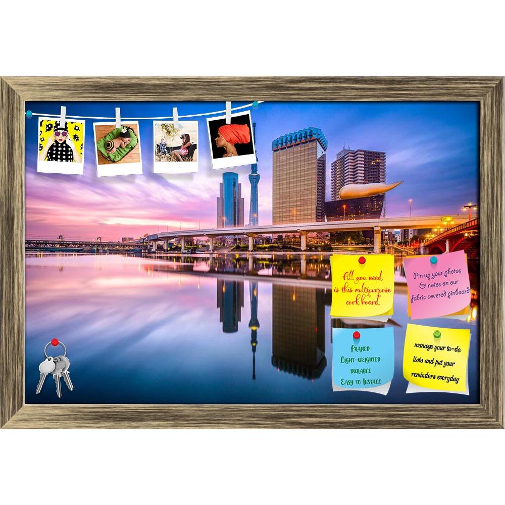 ArtzFolio Tokyo Japan Skyline On The Sumida River At Dawn Printed Bulletin Board Notice Pin Board Soft Board | Framed-Bulletin Boards Framed-AZSAO35806483BLB_FR_L-Image Code 5004200 Vishnu Image Folio Pvt Ltd, IC 5004200, ArtzFolio, Bulletin Boards Framed, Places, Photography, tokyo, japan, skyline, on, the, sumida, river, at, dawn, printed, bulletin, board, notice, pin, soft, framed, architecture, asia, asian, attraction, buildings, city, cityscape, day, destination, downtown, dusk, famous, futuristic, jap
