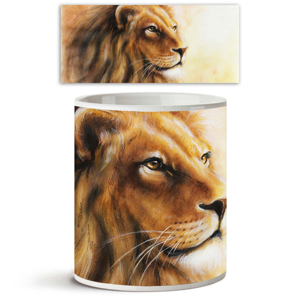 Lion Artwork Ceramic Coffee Tea Mug Inside White-Coffee Mugs--IC 5004203 IC 5004203, Abstract Expressionism, Abstracts, African, Animals, Art and Paintings, Illustrations, Individuals, Paintings, Portraits, Semi Abstract, Wildlife, lion, artwork, ceramic, coffee, tea, mug, inside, white, head, abstract, africa, airbrush, airbrushing, alone, animal, art, artist, beast, beautiful, blurry, brown, canvas, carnivorous, color, colorful, creature, detailed, expression, face, feline, gazing, golden, illustration, j