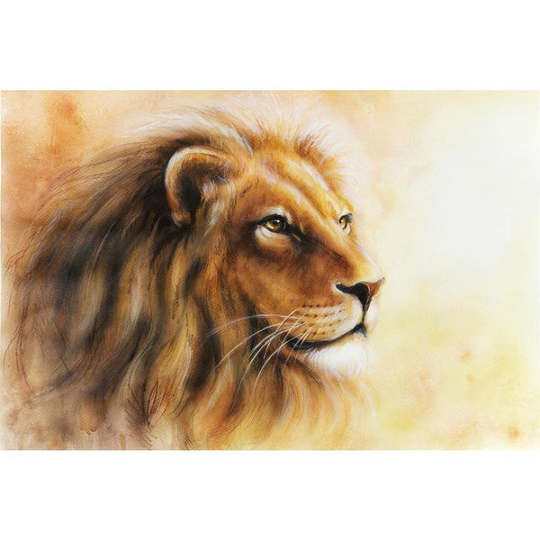 Lion Artwork Unframed Paper Poster-Paper Posters Unframed-POS_UN-IC 5004203 IC 5004203, Abstract Expressionism, Abstracts, African, Animals, Art and Paintings, Illustrations, Individuals, Paintings, Portraits, Semi Abstract, Wildlife, lion, artwork, unframed, paper, wall, poster, head, abstract, africa, airbrush, airbrushing, alone, animal, art, artist, beast, beautiful, blurry, brown, canvas, carnivorous, color, colorful, creature, detailed, expression, face, feline, gazing, golden, illustration, jungle, k