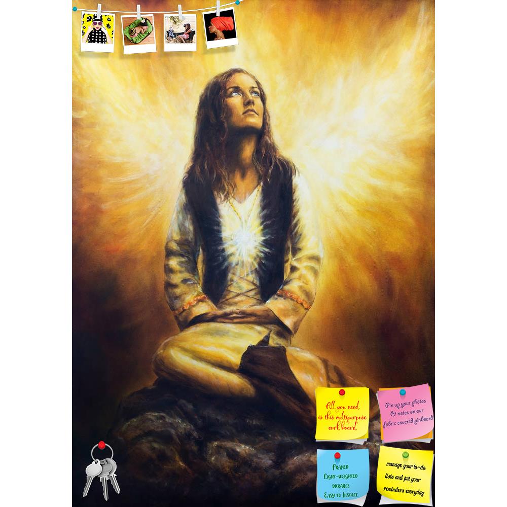 ArtzFolio Young Woman In Historical Costume Angel Wings Printed Bulletin Board Notice Pin Board Soft Board | Frameless-Bulletin Boards Frameless-AZSAO35819494BLB_FL_L-Image Code 5004206 Vishnu Image Folio Pvt Ltd, IC 5004206, ArtzFolio, Bulletin Boards Frameless, Portraits, Fine Art Reprint, young, woman, in, historical, costume, angel, wings, printed, bulletin, board, notice, pin, soft, frameless, a, beautiful, oil, painting, canvas, awaking, see, pair, radiant, spreading, behind, her, artist, art, artwork