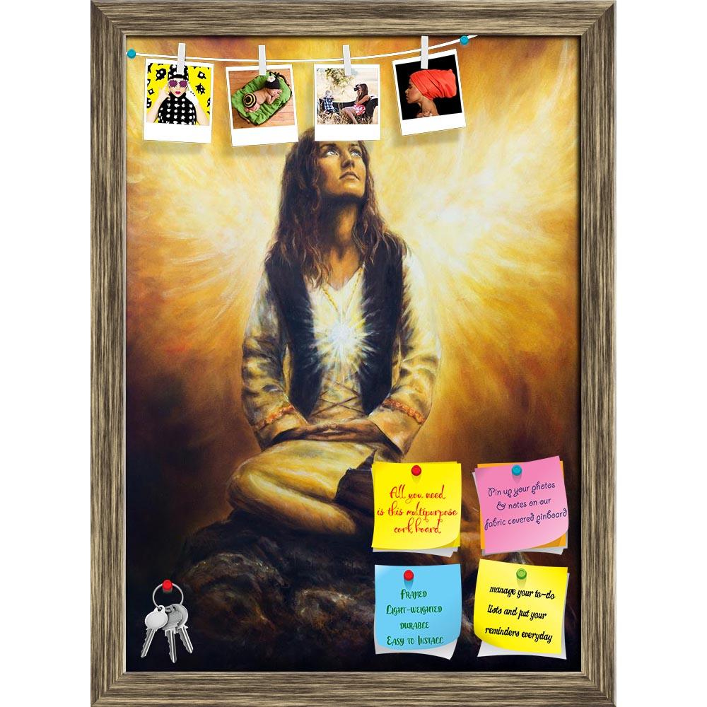 ArtzFolio Young Woman In Historical Costume Angel Wings Printed Bulletin Board Notice Pin Board Soft Board | Framed-Bulletin Boards Framed-AZSAO35819494BLB_FR_L-Image Code 5004206 Vishnu Image Folio Pvt Ltd, IC 5004206, ArtzFolio, Bulletin Boards Framed, Portraits, Fine Art Reprint, young, woman, in, historical, costume, angel, wings, printed, bulletin, board, notice, pin, soft, framed, a, beautiful, oil, painting, canvas, awaking, see, pair, radiant, spreading, behind, her, artist, art, artwork, color, col
