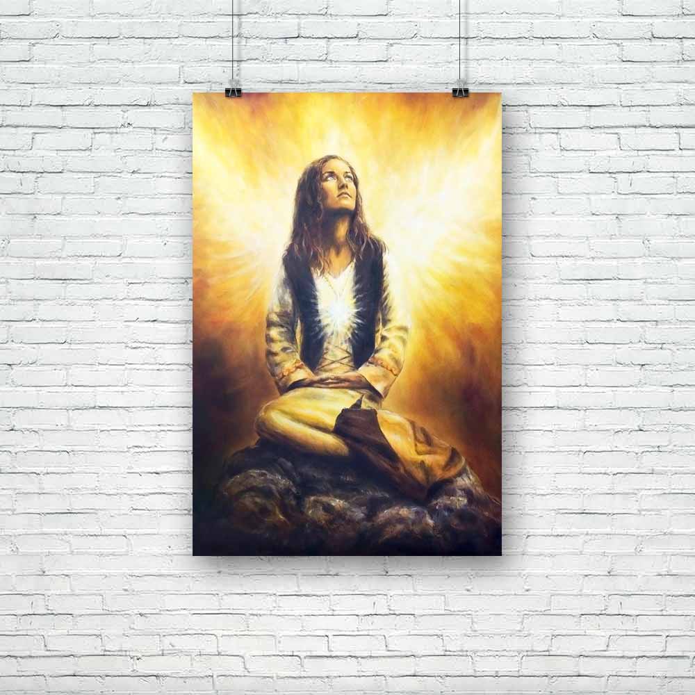 Young Woman In Angel Wings Unframed Paper Poster-Paper Posters Unframed-POS_UN-IC 5004206 IC 5004206, Ancient, Art and Paintings, Black and White, Hearts, Historical, Illustrations, Inspirational, Love, Marble and Stone, Medieval, Motivation, Motivational, Paintings, Religion, Religious, Spiritual, Vintage, White, young, woman, in, angel, wings, unframed, paper, poster, heart, chakra, angelic, art, artist, artwork, awakening, awareness, beautiful, beauty, believe, canvas, cherub, clairvoyant, color, colorfu