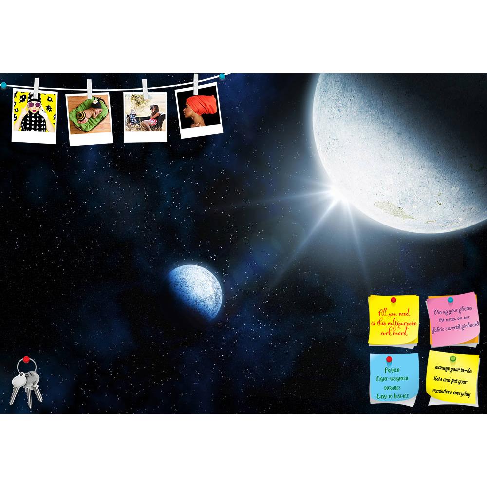 ArtzFolio Space Sky With Fictional Planets Printed Bulletin Board Notice Pin Board Soft Board | Frameless-Bulletin Boards Frameless-AZSAO35888801BLB_FL_L-Image Code 5004212 Vishnu Image Folio Pvt Ltd, IC 5004212, ArtzFolio, Bulletin Boards Frameless, Fantasy, Digital Art, space, sky, with, fictional, planets, printed, bulletin, board, notice, pin, soft, frameless, background, 3d, landscape, science, fiction, surreal, nebula, planetry, illustration, render, abstract, stars, moon, earth, galaxy, clouds, starr