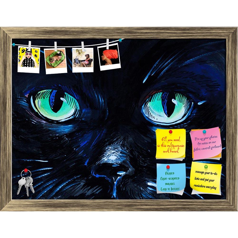 ArtzFolio Cat Eyes Printed Bulletin Board Notice Pin Board Soft Board | Framed-Bulletin Boards Framed-AZSAO35891496BLB_FR_L-Image Code 5004217 Vishnu Image Folio Pvt Ltd, IC 5004217, ArtzFolio, Bulletin Boards Framed, Animals, Fine Art Reprint, cat, eyes, printed, bulletin, board, notice, pin, soft, framed, watercolor, painting, black, card, clip, abstract, animal, art, artistic, background, banner, close, close-up, collection, copy, cut, cute, design, domestic, drawing, feline, fun, green, hand, horizontal