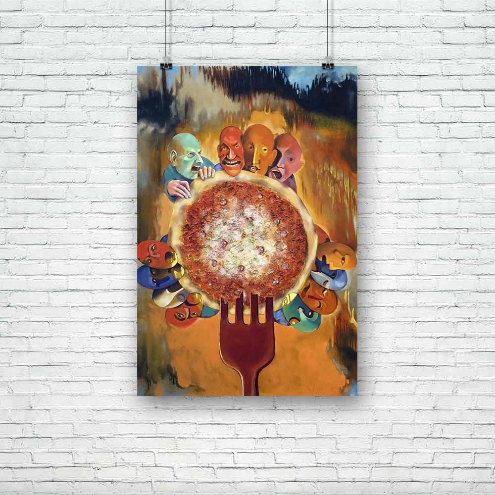 Abstract Artwork D189 Unframed Paper Poster - Paper Posters Unframed - ArtzFolio.com