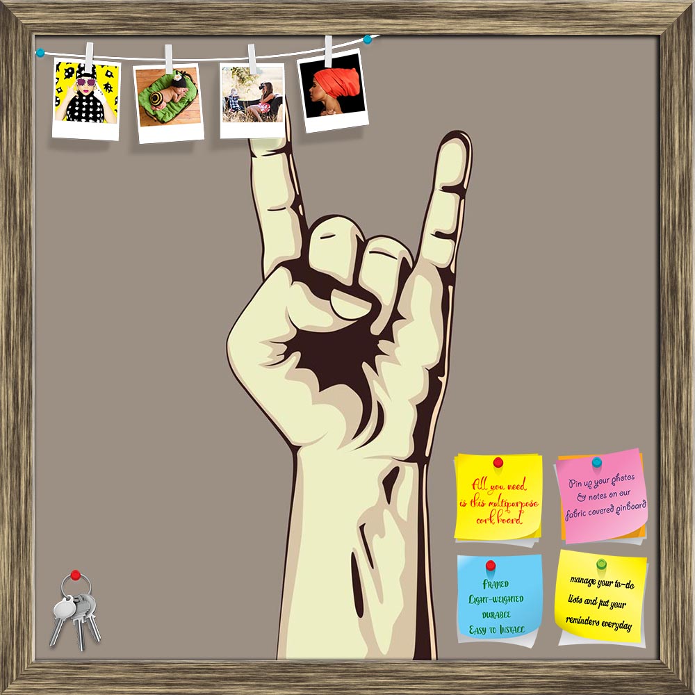 ArtzFolio Hand In Rock Sign Printed Bulletin Board Notice Pin Board Soft Board | Framed-Bulletin Boards Framed-AZSAO35948182BLB_FR_L-Image Code 5004220 Vishnu Image Folio Pvt Ltd, IC 5004220, ArtzFolio, Bulletin Boards Framed, Music & Dance, Digital Art, hand, in, rock, sign, printed, bulletin, board, notice, pin, soft, framed, vintage, vector, illustration, pin up board, push pin board, extra large cork board, big pin board, notice board, small bulletin board, cork board, wall notice board, giant cork boar