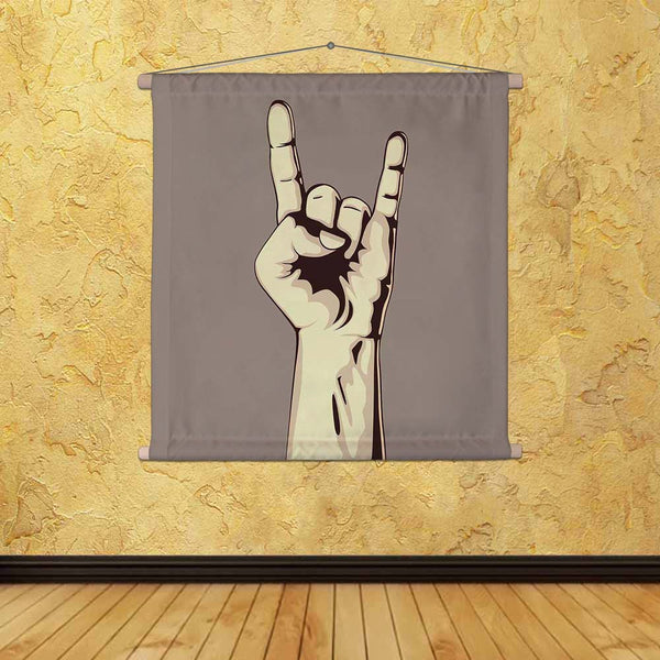 ArtzFolio Hand In Rock Sign Fabric Painting Tapestry Scroll Art Hanging-Scroll Art-AZART35948182TAP_L-Image Code 5004220 Vishnu Image Folio Pvt Ltd, IC 5004220, ArtzFolio, Scroll Art, Music & Dance, Digital Art, hand, in, rock, sign, canvas, fabric, painting, tapestry, scroll, art, hanging, vintage, vector, illustration, tapestries, room tapestry, hanging tapestry, huge tapestry, amazonbasics, tapestry cloth, fabric wall hanging, unique tapestries, wall tapestry, small tapestry, tapestry wall decor, cheap t