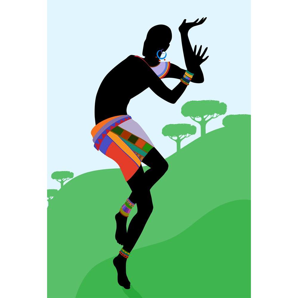 Ethnic Dance Involves Unity With Nature Canvas Painting Synthetic Frame-Paintings MDF Framing-AFF_FR-IC 5004225 IC 5004225, African, Ancient, Black, Black and White, Culture, Dance, Decorative, Ethnic, Fashion, Geometric Abstraction, Historical, Illustrations, Medieval, Music and Dance, Patterns, People, Signs, Signs and Symbols, Symbols, Traditional, Tribal, Vintage, World Culture, involves, unity, with, nature, canvas, painting, synthetic, frame, aborigines, abstraction, africa, ceremony, colorful, dancer