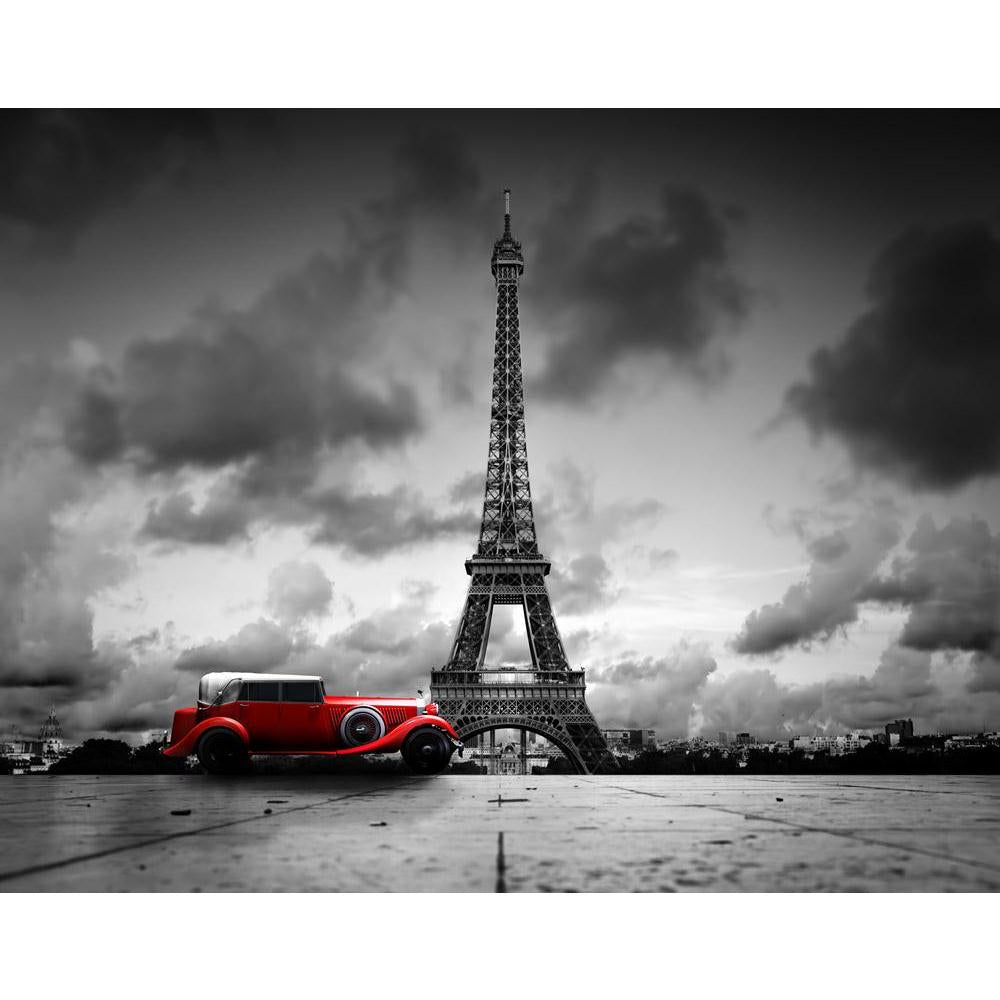 Eiffel Tower Paris France Canvas Painting Synthetic Frame-Paintings MDF Framing-AFF_FR-IC 5004242 IC 5004242, Ancient, Architecture, Art and Paintings, Automobiles, Black, Black and White, Cars, Cities, City Views, French, Historical, Holidays, Landmarks, Medieval, Places, Retro, Signs and Symbols, Symbols, Transportation, Travel, Vehicles, Vintage, White, eiffel, tower, paris, france, canvas, painting, synthetic, frame, car, and, europe, artistic, art, attraction, auto, bottom, building, capital, center, c