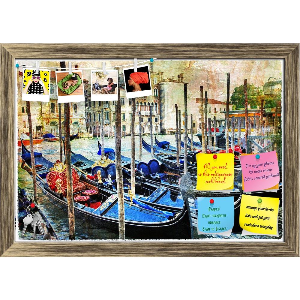 ArtzFolio Gondollas In Venice Printed Bulletin Board Notice Pin Board Soft Board | Framed-Bulletin Boards Framed-AZSAO36207126BLB_FR_L-Image Code 5004250 Vishnu Image Folio Pvt Ltd, IC 5004250, ArtzFolio, Bulletin Boards Framed, Places, Photography, gondollas, in, venice, printed, bulletin, board, notice, pin, soft, framed, artistic, picture, art, italian, paint, oil, famous, old, landmark, building, ancient, town, venetian, artwork, retro, sunset, mediterranean, style, historical, gondolier, travel, italy,