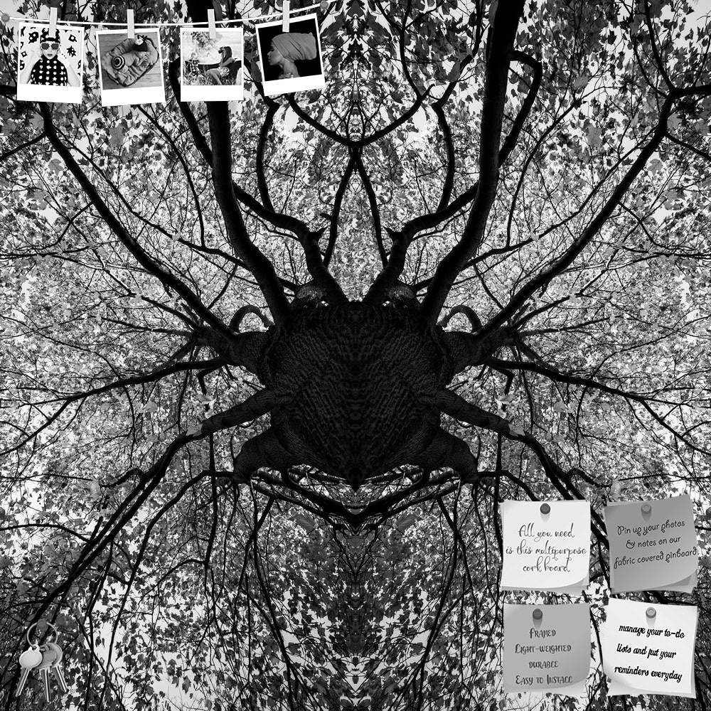 ArtzFolio Tree Black & White Mandala Printed Bulletin Board Notice Pin Board Soft Board | Frameless-Bulletin Boards Frameless-AZSAO36441808BLB_FL_L-Image Code 5004269 Vishnu Image Folio Pvt Ltd, IC 5004269, ArtzFolio, Bulletin Boards Frameless, Conceptual, Landscapes, Photography, tree, black, white, mandala, printed, bulletin, board, notice, pin, soft, frameless, photo, manipulation, unusual, abstract, art, spider, mirror, exposure, wall, pattern, background, forest, fall, sky, wood, park, line, growing, c