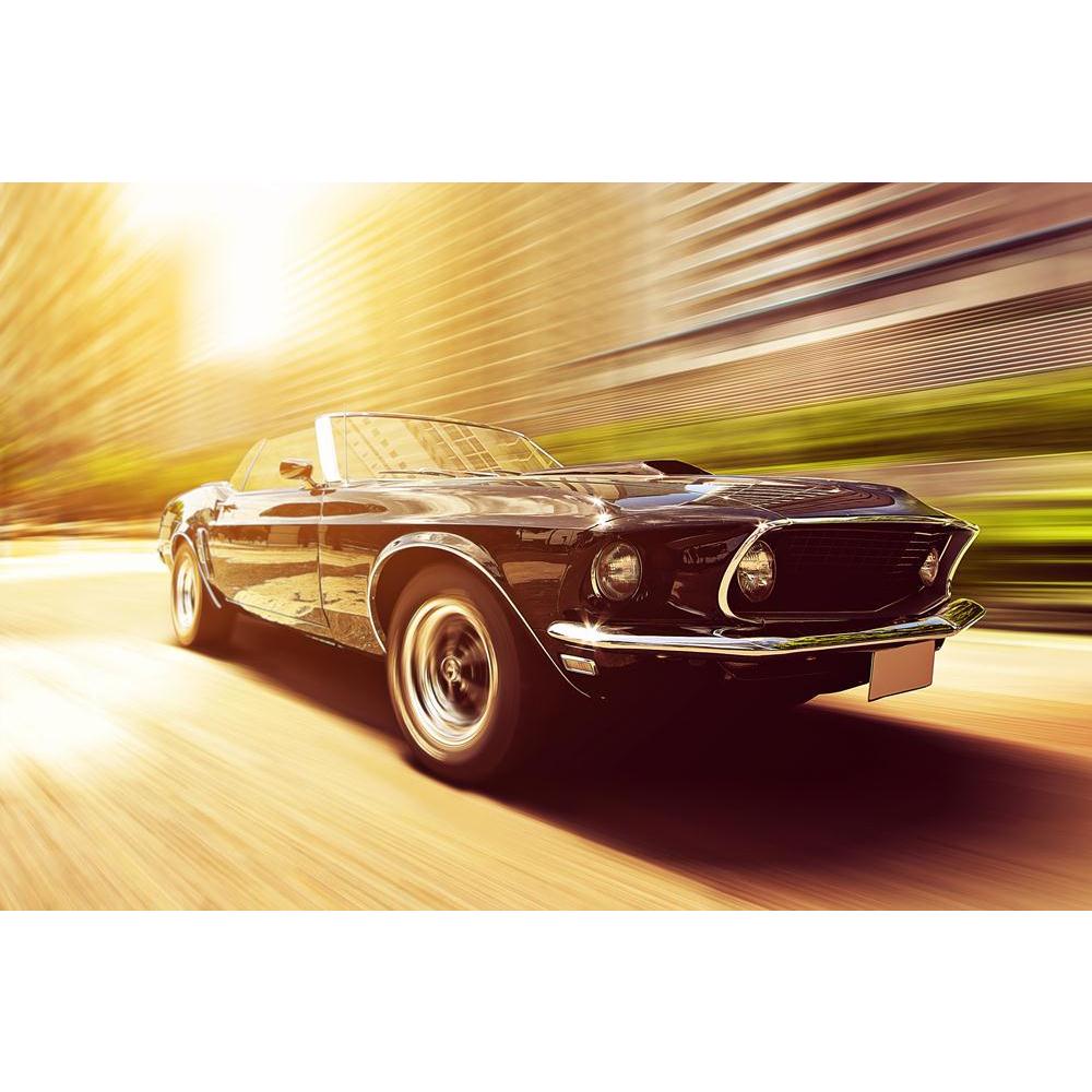 Vintage Car Canvas Painting Synthetic Frame-Paintings MDF Framing-AFF_FR-IC 5004273 IC 5004273, Ancient, Automobiles, Black, Black and White, Cars, Cities, City Views, Historical, Medieval, Transportation, Travel, Vehicles, Vintage, car, canvas, painting, synthetic, frame, muscle, sport, old, automobile, convertible, chic, city, classic, elegant, fast, motion, blur, nostalgia, fashioned, precious, reflection, speed, style, vehicle, artzfolio, wall decor for living room, wall frames for living room, frames f