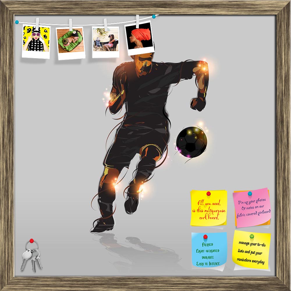 ArtzFolio Soccer Striker Shooting Soccer Ball Printed Bulletin Board Notice Pin Board Soft Board | Framed-Bulletin Boards Framed-AZSAO36593805BLB_FR_L-Image Code 5004287 Vishnu Image Folio Pvt Ltd, IC 5004287, ArtzFolio, Bulletin Boards Framed, Sports, Digital Art, soccer, striker, shooting, ball, printed, bulletin, board, notice, pin, soft, framed, abstract, gray, background, pin up board, push pin board, extra large cork board, big pin board, notice board, small bulletin board, cork board, wall notice boa