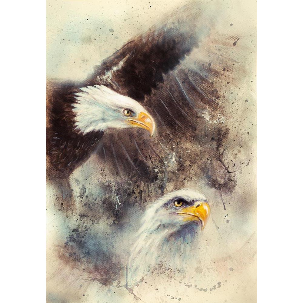 Airbrush Artwork Of Two Eagles Canvas Painting Synthetic Frame-Paintings MDF Framing-AFF_FR-IC 5004294 IC 5004294, Abstract Expressionism, Abstracts, American, Animals, Art and Paintings, Birds, Black, Black and White, Drawing, Illustrations, Paintings, Semi Abstract, airbrush, artwork, of, two, eagles, canvas, painting, synthetic, frame, abstract, airbrushing, amazing, animal, art, artist, beaks, beautiful, beauty, big, blurry, brave, color, colorful, concentrated, detailed, eagle, fascinating, feathers, f
