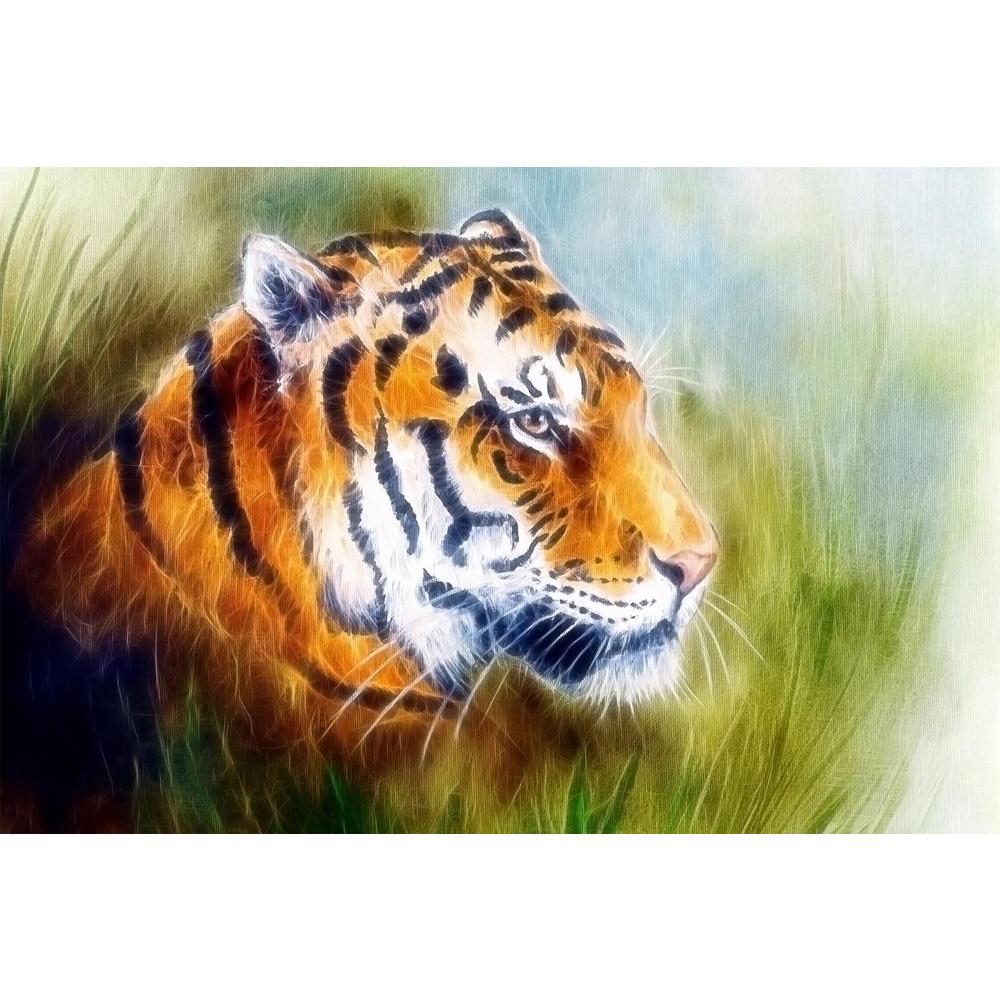 ArtzFolio Airbrush Artwork Of A Mighty Fierce Tiger Unframed Paper Poster-Paper Posters Unframed-AZART36659154POS_UN_L-Image Code 5004295 Vishnu Image Folio Pvt Ltd, IC 5004295, ArtzFolio, Paper Posters Unframed, Animals, Fine Art Reprint, airbrush, artwork, of, a, mighty, fierce, tiger, unframed, paper, poster, wall, large, size, for, living, room, home, decoration, big, framed, decor, posters, pitaara, box, modern, art, with, frame, bedroom, amazonbasics, door, drawing, small, decorative, office, receptio