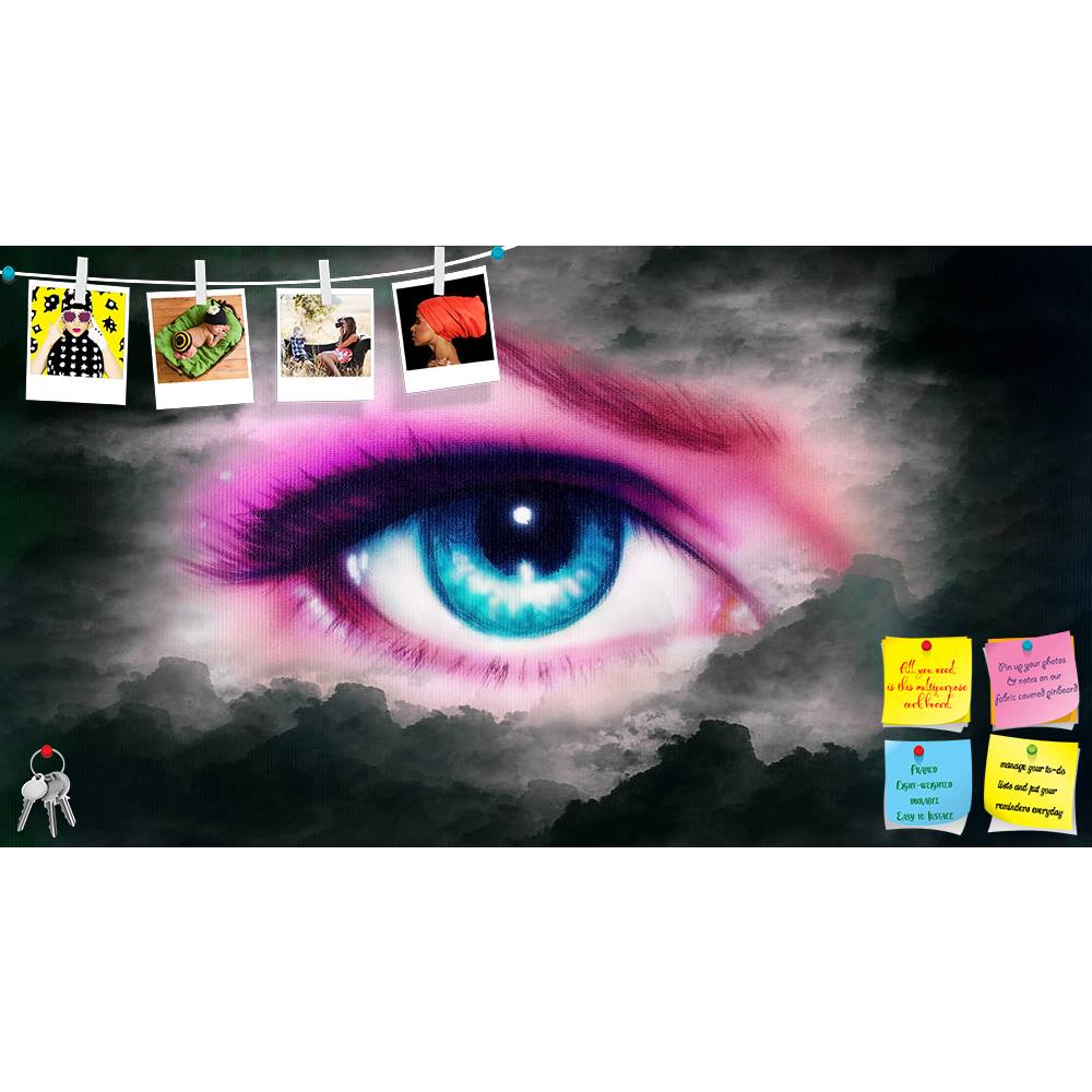 ArtzFolio Beautiful Women Eye Printed Bulletin Board Notice Pin Board Soft Board | Frameless-Bulletin Boards Frameless-AZSAO36659160BLB_FL_L-Image Code 5004297 Vishnu Image Folio Pvt Ltd, IC 5004297, ArtzFolio, Bulletin Boards Frameless, Fantasy, Fine Art Reprint, beautiful, women, eye, printed, bulletin, board, notice, pin, soft, frameless, painting, cloud, sky, effect, black, white, retro, style, air, atmosphere, backdrop, background, beam, beauty, blue, blue-sky, bright, brightly, clouds, cloudscape, clo