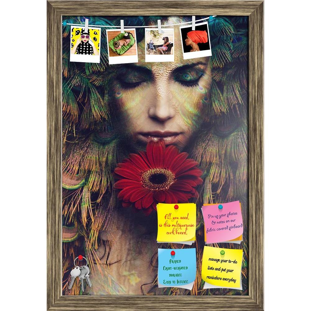 ArtzFolio Beautiful Woman Portrait With Flower Printed Bulletin Board Notice Pin Board Soft Board | Framed-Bulletin Boards Framed-AZSAO36859443BLB_FR_L-Image Code 5004312 Vishnu Image Folio Pvt Ltd, IC 5004312, ArtzFolio, Bulletin Boards Framed, Fantasy, Photography, beautiful, woman, portrait, with, flower, printed, bulletin, board, notice, pin, soft, framed, composite, photo, face, beauty, hair, goddess, young, girl, makeup, design, art, color, eyes, closed, artistic, style, gold, magic, make-up, dream, f