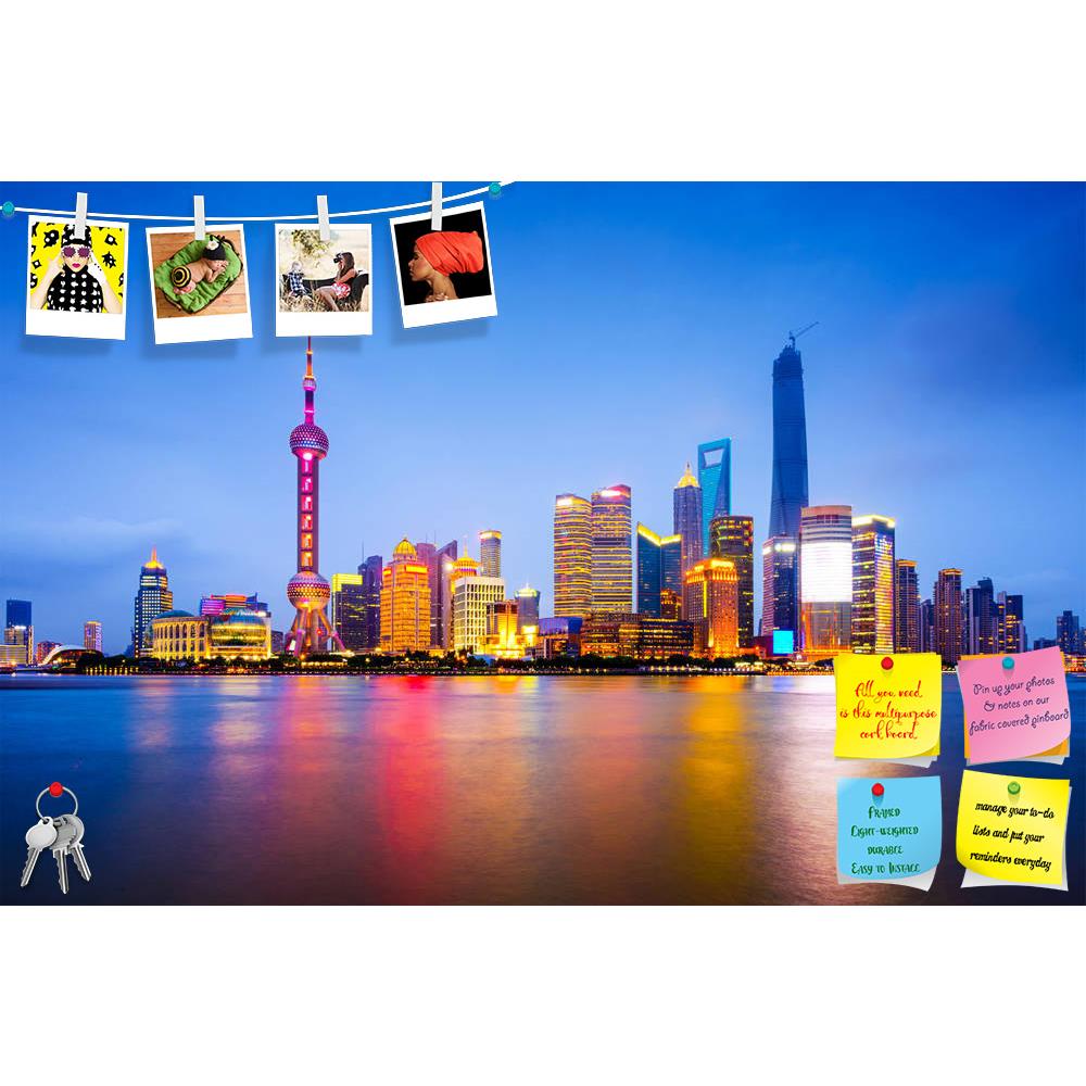 ArtzFolio Shanghai, China City Skyline On The Huangpu River Printed Bulletin Board Notice Pin Board Soft Board | Frameless-Bulletin Boards Frameless-AZSAO36961530BLB_FL_L-Image Code 5004321 Vishnu Image Folio Pvt Ltd, IC 5004321, ArtzFolio, Bulletin Boards Frameless, Places, Photography, shanghai, china, city, skyline, on, the, huangpu, river, printed, bulletin, board, notice, pin, soft, frameless, night, lujiazui, downtown, tower, destination, oriental, travel, chinese, view, business, central, landmark, a