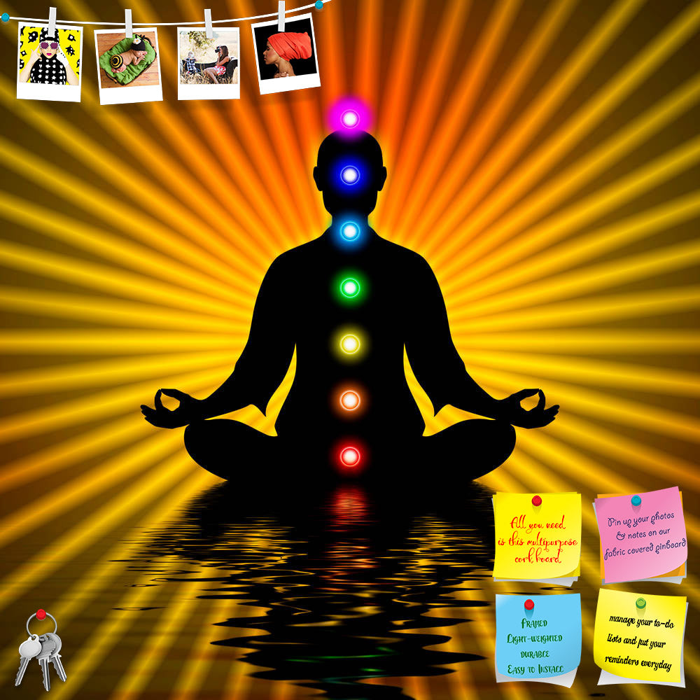 ArtzFolio Meditation D1 Printed Bulletin Board Notice Pin Board Soft Board | Frameless-Bulletin Boards Frameless-AZSAO36974278BLB_FL_L-Image Code 5004324 Vishnu Image Folio Pvt Ltd, IC 5004324, ArtzFolio, Bulletin Boards Frameless, Religious, Traditional, Digital Art, meditation, d1, printed, bulletin, board, notice, pin, soft, frameless, in, chakras, pin up board, push pin board, extra large cork board, big pin board, notice board, small bulletin board, cork board, wall notice board, giant cork board, bull