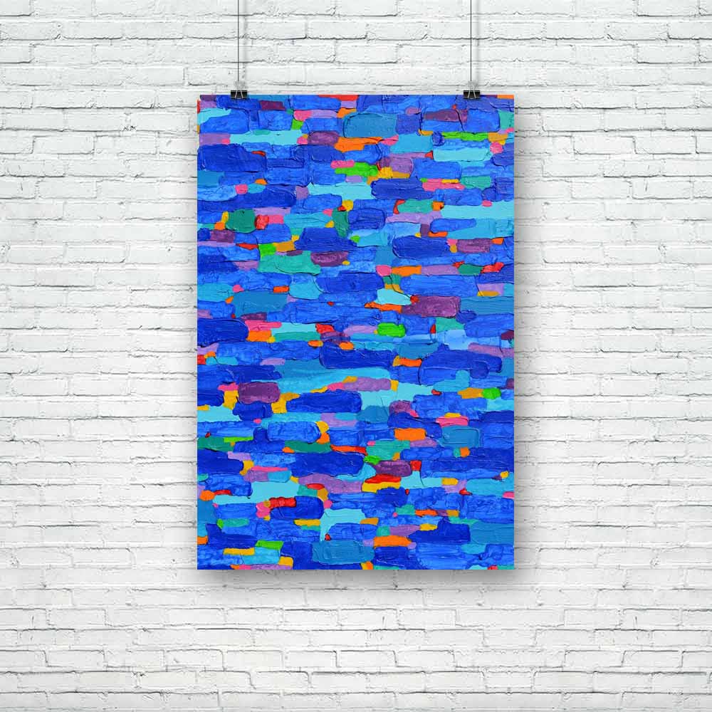 Abstract Artwork D197 Unframed Paper Poster - Paper Posters Unframed - ArtzFolio.com