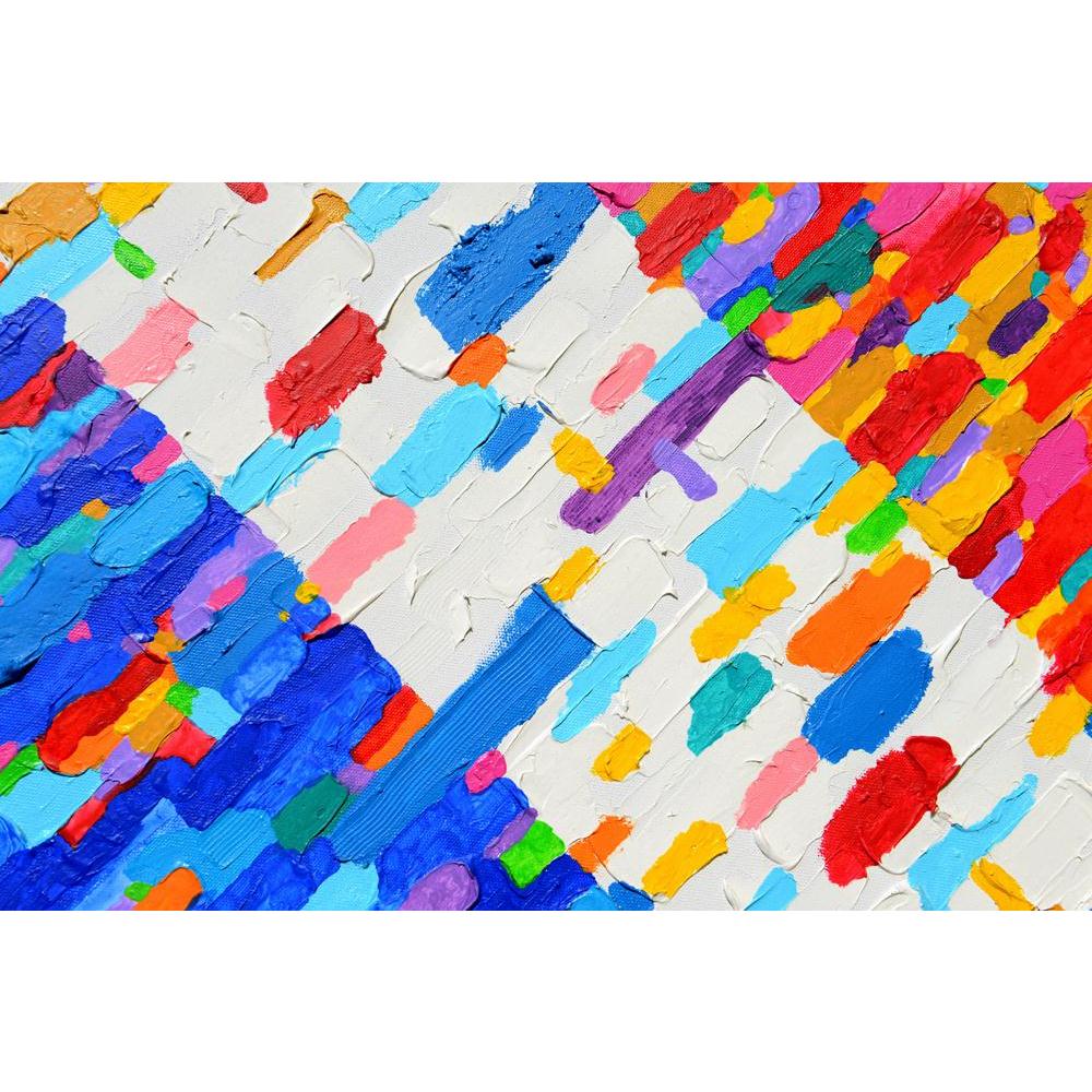 Abstract Artwork Canvas Painting Synthetic Frame - Paintings MDF Framing - ArtzFolio.com