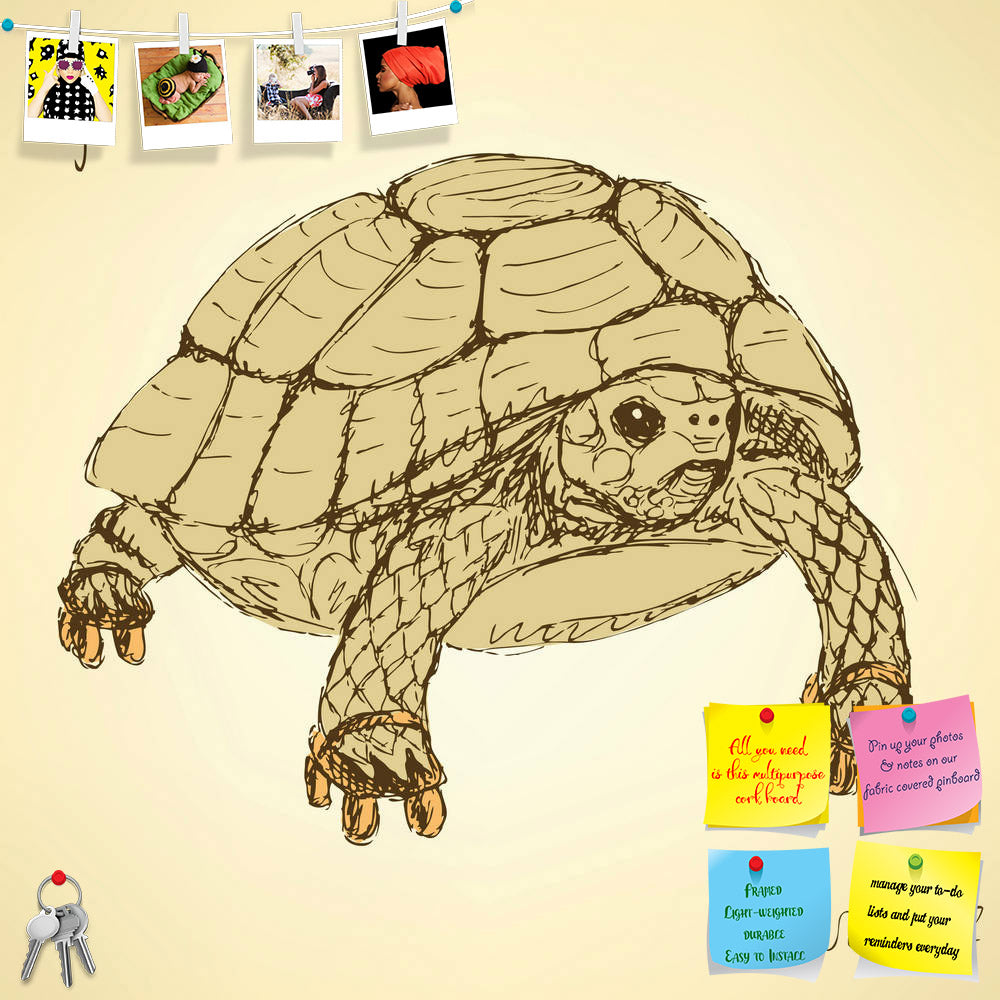 ArtzFolio Fancy Turtle Printed Bulletin Board Notice Pin Board Soft Board | Frameless-Bulletin Boards Frameless-AZSAO37150559BLB_FL_L-Image Code 5004337 Vishnu Image Folio Pvt Ltd, IC 5004337, ArtzFolio, Bulletin Boards Frameless, Animals, Kids, Digital Art, fancy, turtle, printed, bulletin, board, notice, pin, soft, frameless, sketch, vintage, style, pin up board, push pin board, extra large cork board, big pin board, notice board, small bulletin board, cork board, wall notice board, giant cork board, bull