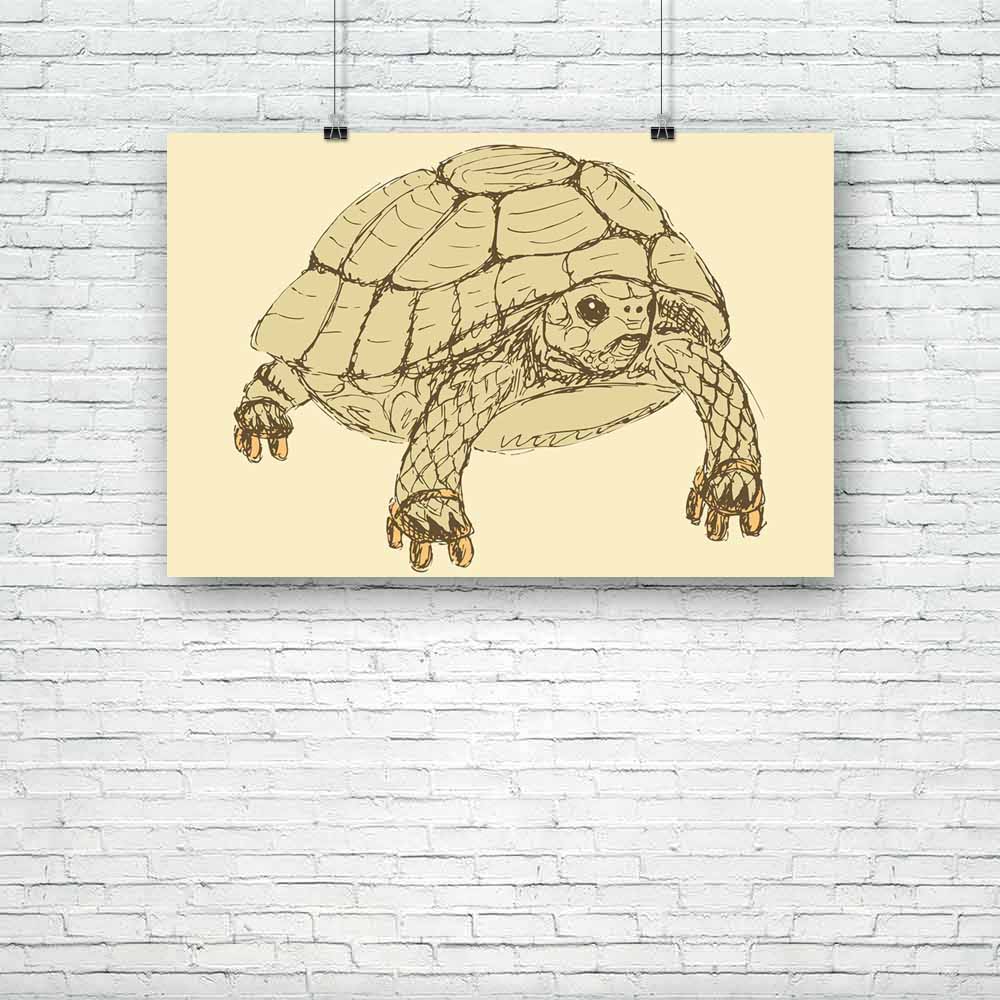 Fancy Turtle Unframed Paper Poster-Paper Posters Unframed-POS_UN-IC 5004337 IC 5004337, Abstract Expressionism, Abstracts, Alphabets, Ancient, Animals, Animated Cartoons, Art and Paintings, Caricature, Cartoons, Decorative, Digital, Digital Art, Drawing, Graphic, Hipster, Historical, Illustrations, Medieval, Nature, Retro, Scenic, Semi Abstract, Signs, Signs and Symbols, Sketches, Symbols, Vintage, Wildlife, fancy, turtle, unframed, paper, poster, abstract, alphabet, animal, aquatic, art, backdrop, backgrou