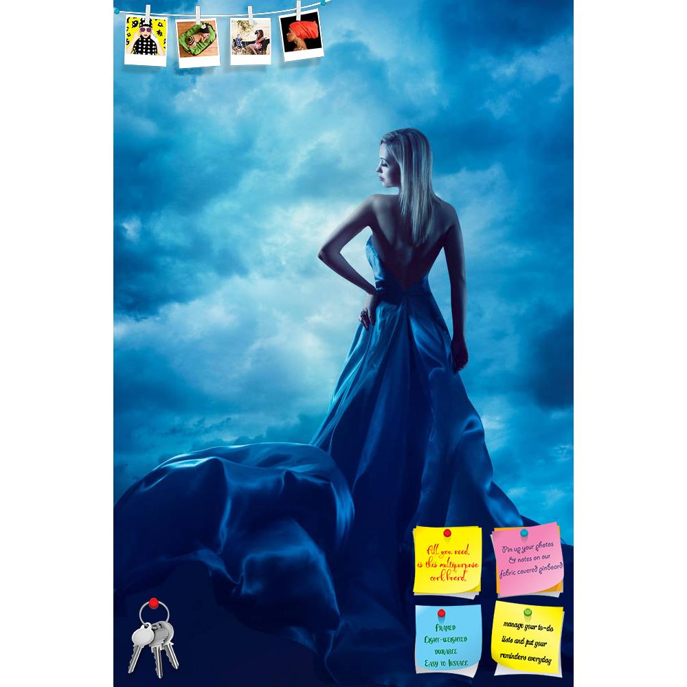 ArtzFolio Woman In Evening Dress Printed Bulletin Board Notice Pin Board Soft Board | Frameless-Bulletin Boards Frameless-AZSAO37158725BLB_FL_L-Image Code 5004339 Vishnu Image Folio Pvt Ltd, IC 5004339, ArtzFolio, Bulletin Boards Frameless, Figurative, Photography, woman, in, evening, dress, printed, bulletin, board, notice, pin, soft, frameless, back, portrait, lady, silk, gown, cloth, flying, blue, sky, night, clouds, fabric, flowing, girl, creative, fashion, beauty, waving, wind, beautiful, elegant, glam