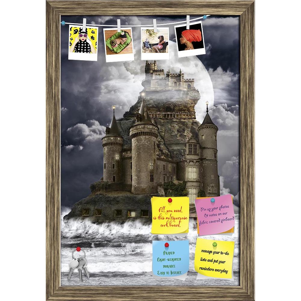 ArtzFolio Fairy House D3 Printed Bulletin Board Notice Pin Board Soft Board | Framed-Bulletin Boards Framed-AZSAO37210245BLB_FR_L-Image Code 5004346 Vishnu Image Folio Pvt Ltd, IC 5004346, ArtzFolio, Bulletin Boards Framed, Fantasy, Digital Art, fairy, house, d3, printed, bulletin, board, notice, pin, soft, framed, series, rock, fictional, illustration, situation, form, collage, photos, castle, tower, stone, sea, storm, night, dusk, moon, anxiety, sleepwalking, waiting, multilevel, inflexible, old, lasting,