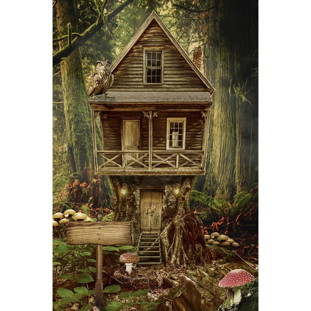 Fairy House Canvas Painting Synthetic Frame-Paintings MDF Framing-AFF_FR-IC 5004347 IC 5004347, Botanical, Collages, Fantasy, Floral, Flowers, Futurism, Illustrations, Nature, Science Fiction, Space, fairy, house, canvas, painting, synthetic, frame, blank, caution, collage, contemplation, door, dream, experience, fabulous, tale, feelings, fence, fencing, fiction, forest, future, illusion, illustration, knowledge, lawn, lighting, lights, manipulation, moss, mystery, mystical, night, note, past, philosophy, p